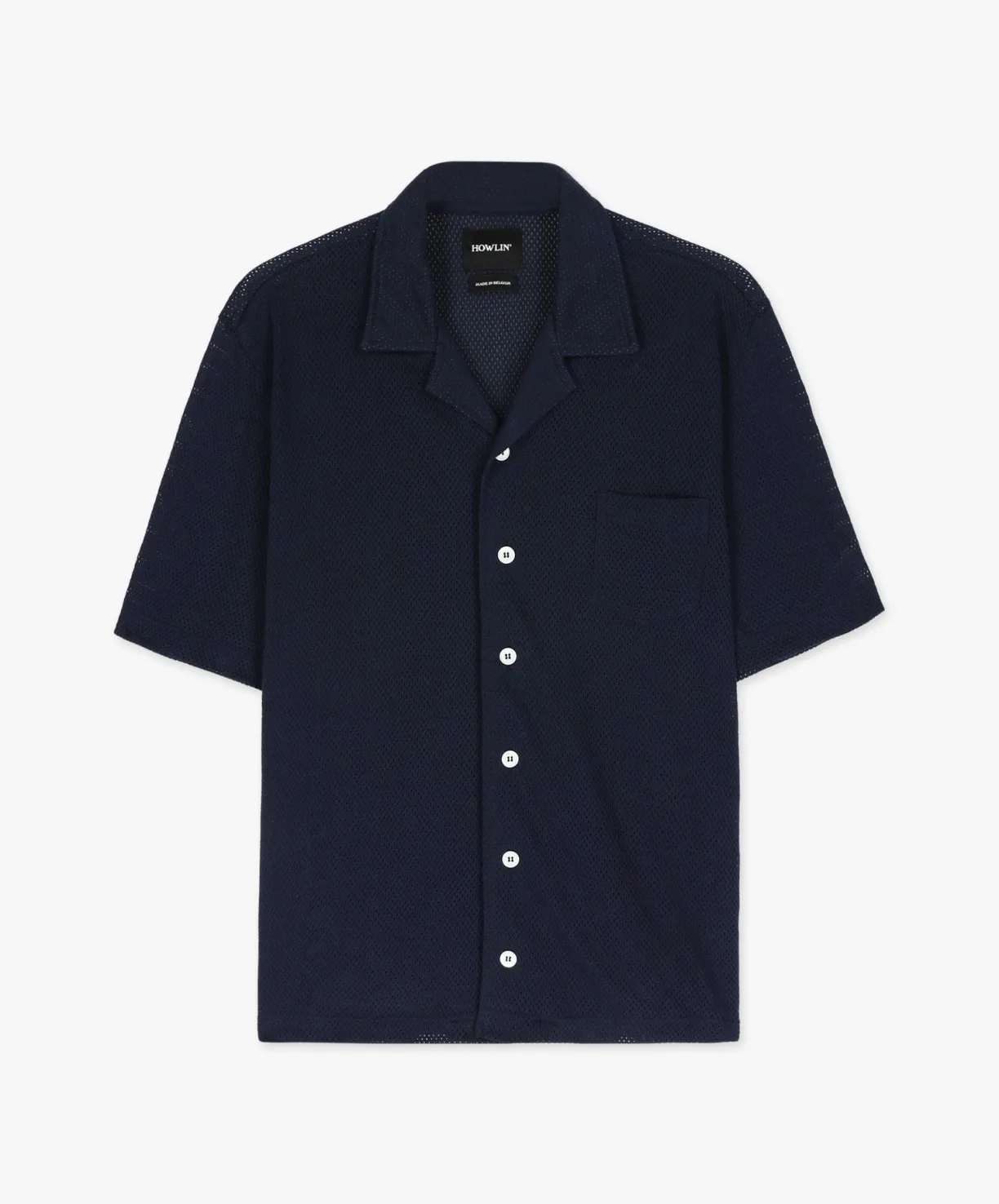 Howlin Bass Culture Mesh - Navy^ Shirts | Made In Belgium