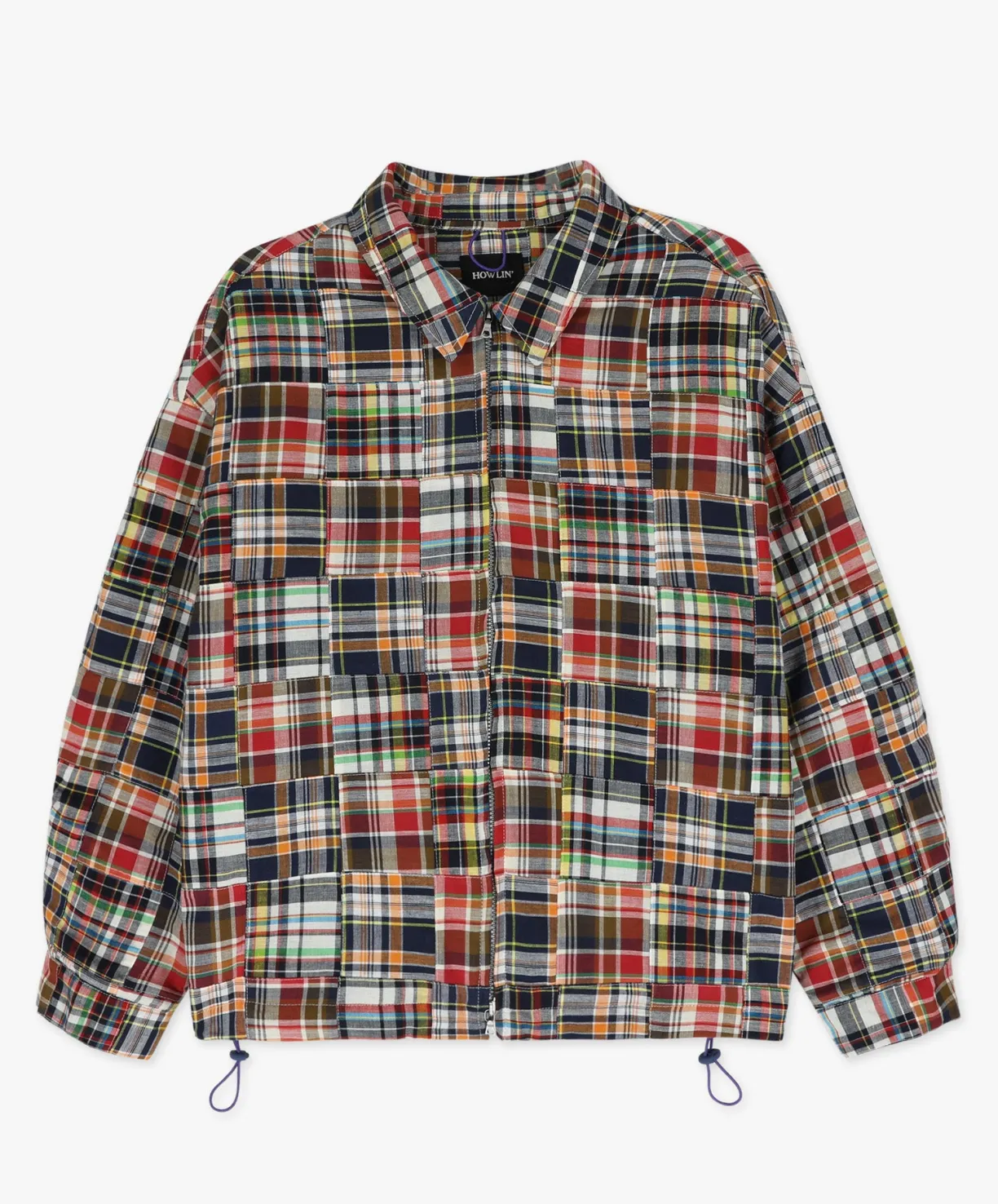 Howlin Boxy Swing Jacket - Multi Madras Patchwork^ Made In Belgium | Outerwear