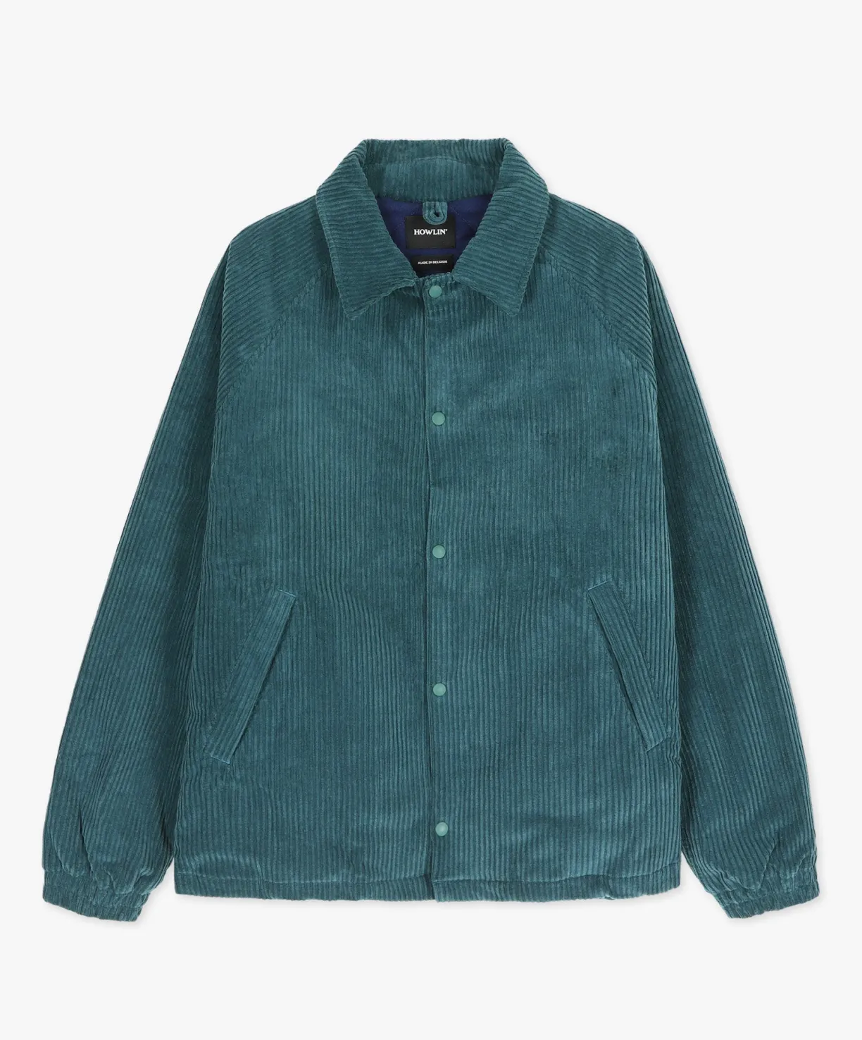 Howlin Coach Your Cord Jacket - Petrol^ Made In Belgium | Outerwear