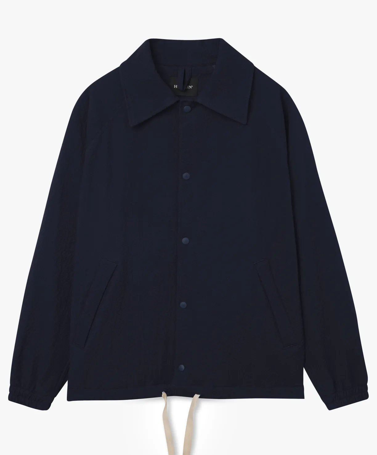 Howlin Coach Your Jacket - Navy Seersucker^ Made In Belgium | Outerwear