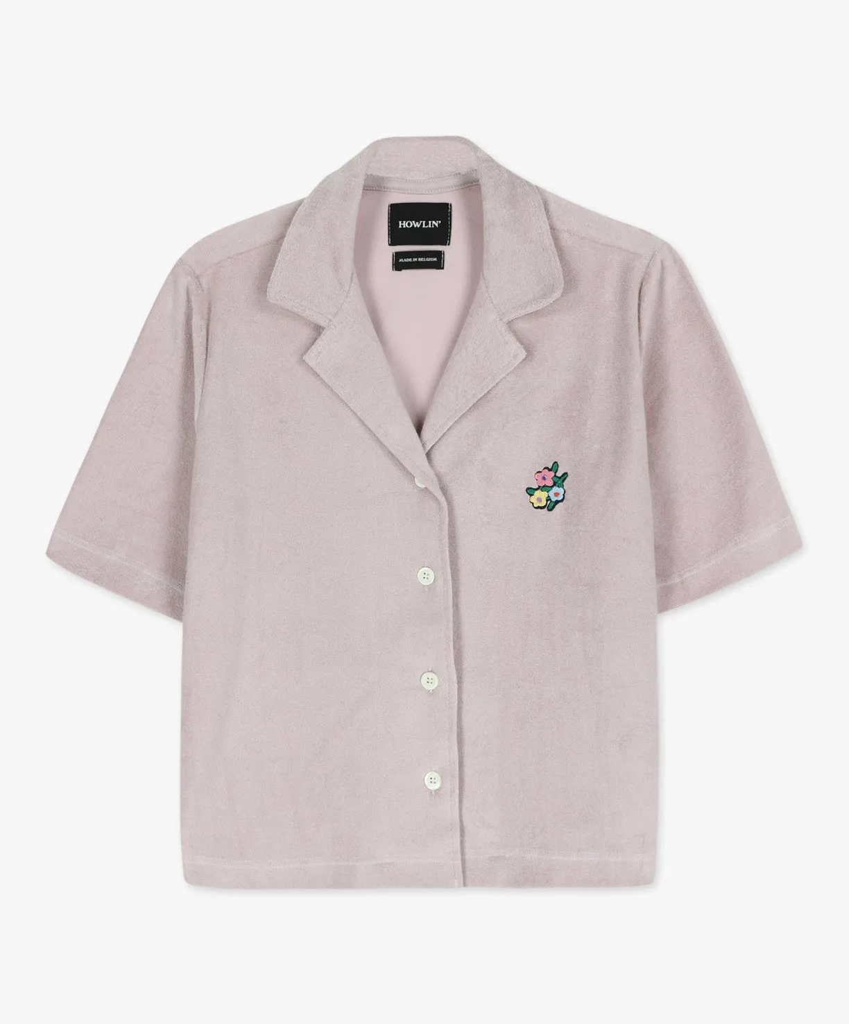 Howlin Cocktail In Towel For The Girls - Flowers - Cloud Pink (Women)^Women Shirts | Made In Belgium