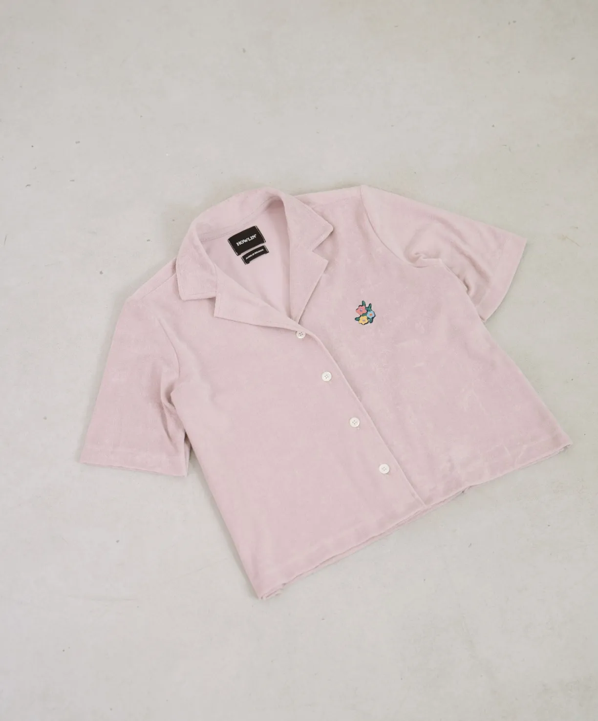 Howlin Cocktail In Towel For The Girls - Flowers - Cloud Pink (Women)^Women Shirts | Made In Belgium