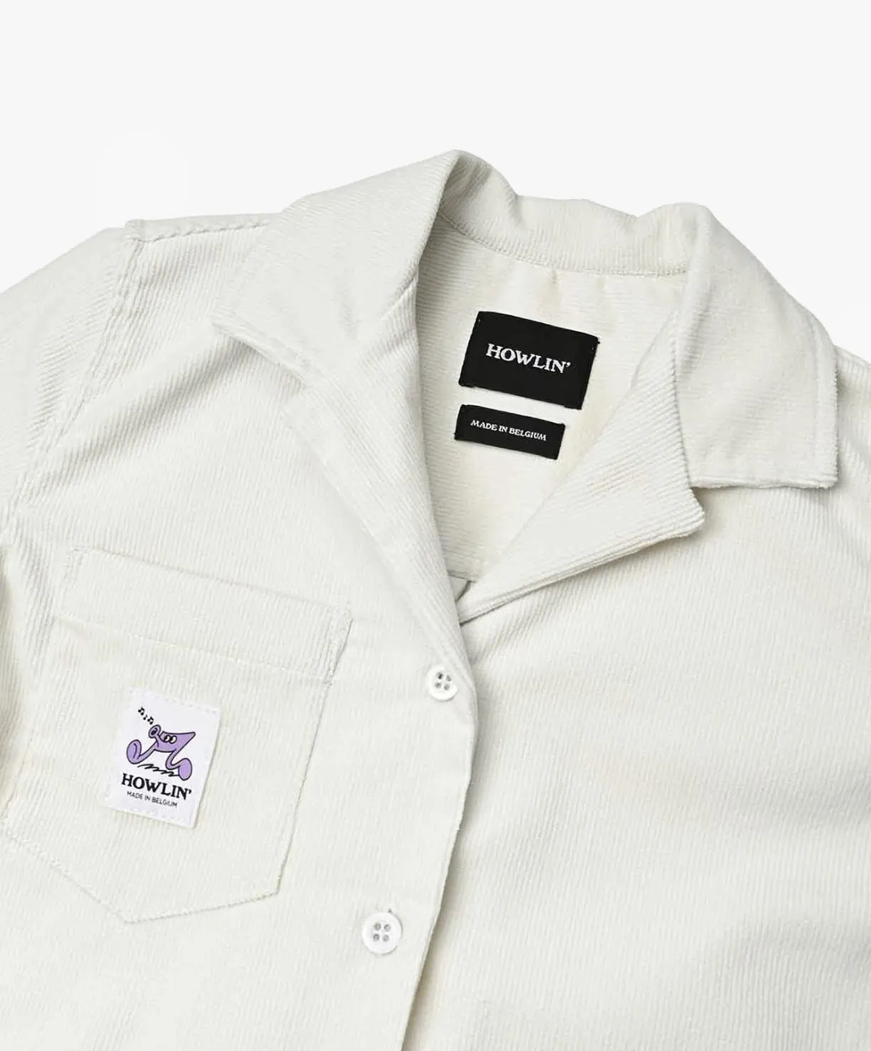 Howlin Cocktails For The Girls Please Shirt - Ecru Summer Corduroy (Women)^Women Shirts