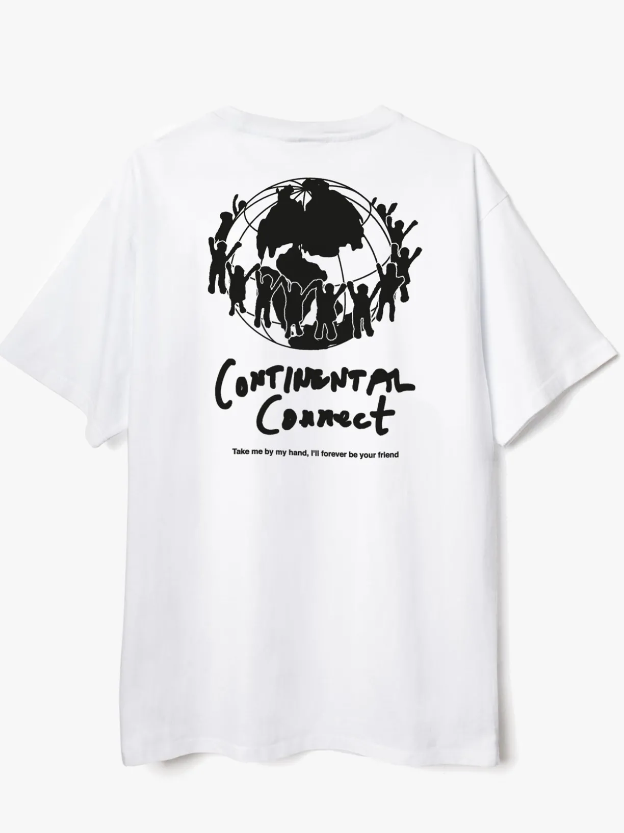 Public Possession Continental Connect T-Shirt - White^ T-Shirts