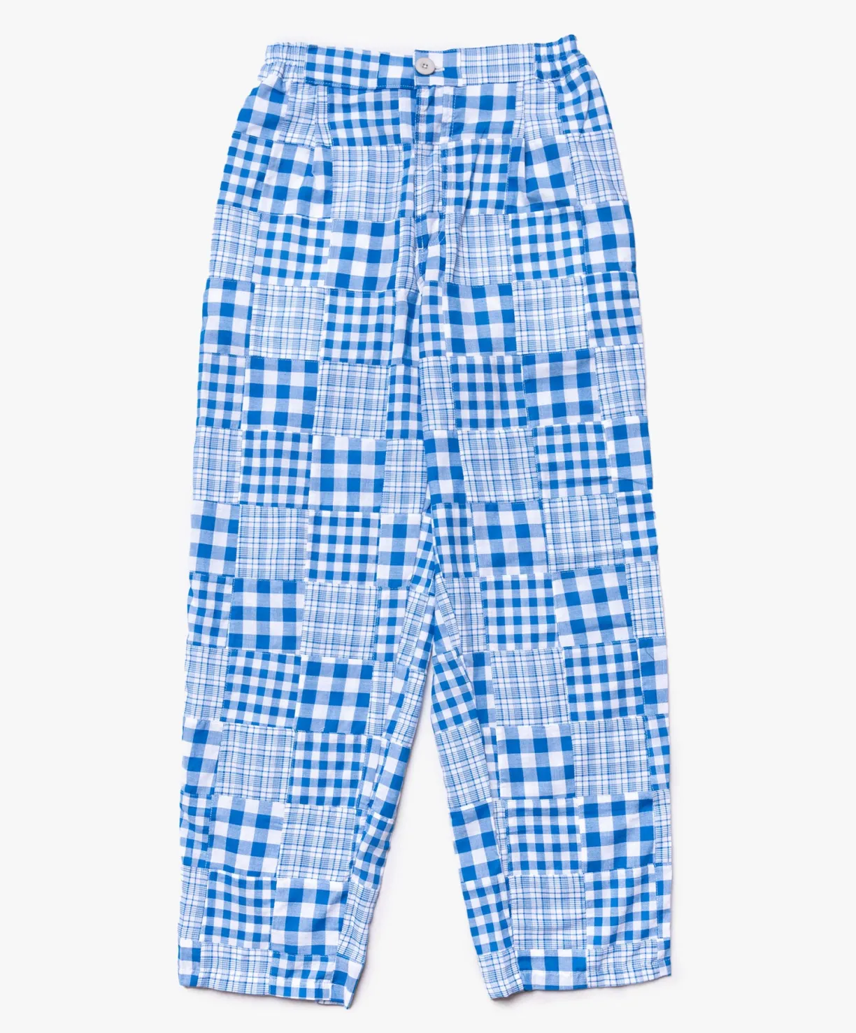 Howlin Cosmic Pants - Blue Madras Patchwork^ Made In Belgium | Trousers