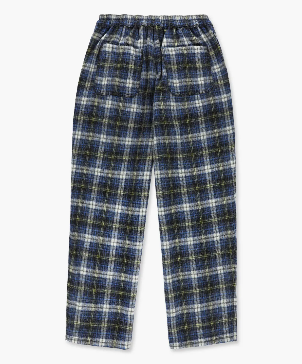 Howlin Cosmic Pants - Brushed Japanese Wool Check Blue Mix^ Made In Belgium | Trousers