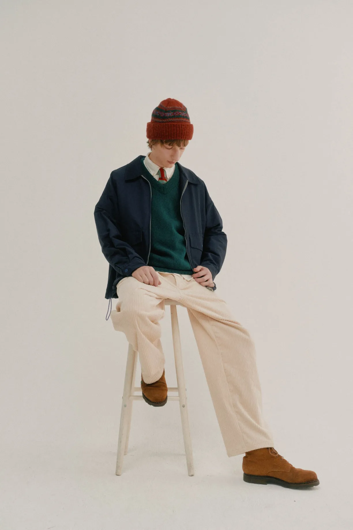 Howlin Cosmic Pants - Corduroy Ecru^ Made In Belgium | Trousers