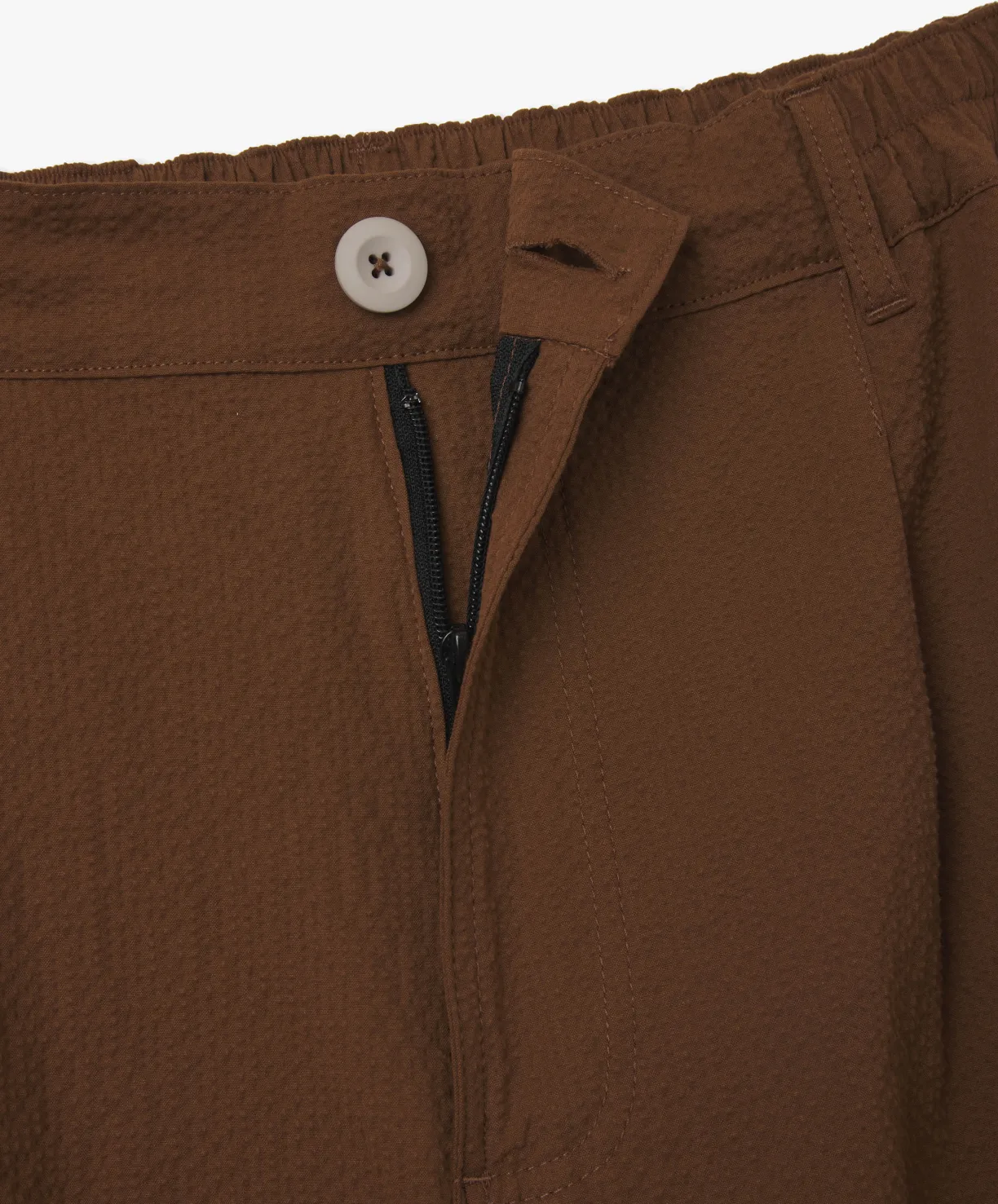 Howlin Cosmic Pants - Walnut Seersucker^ Made In Belgium | Trousers