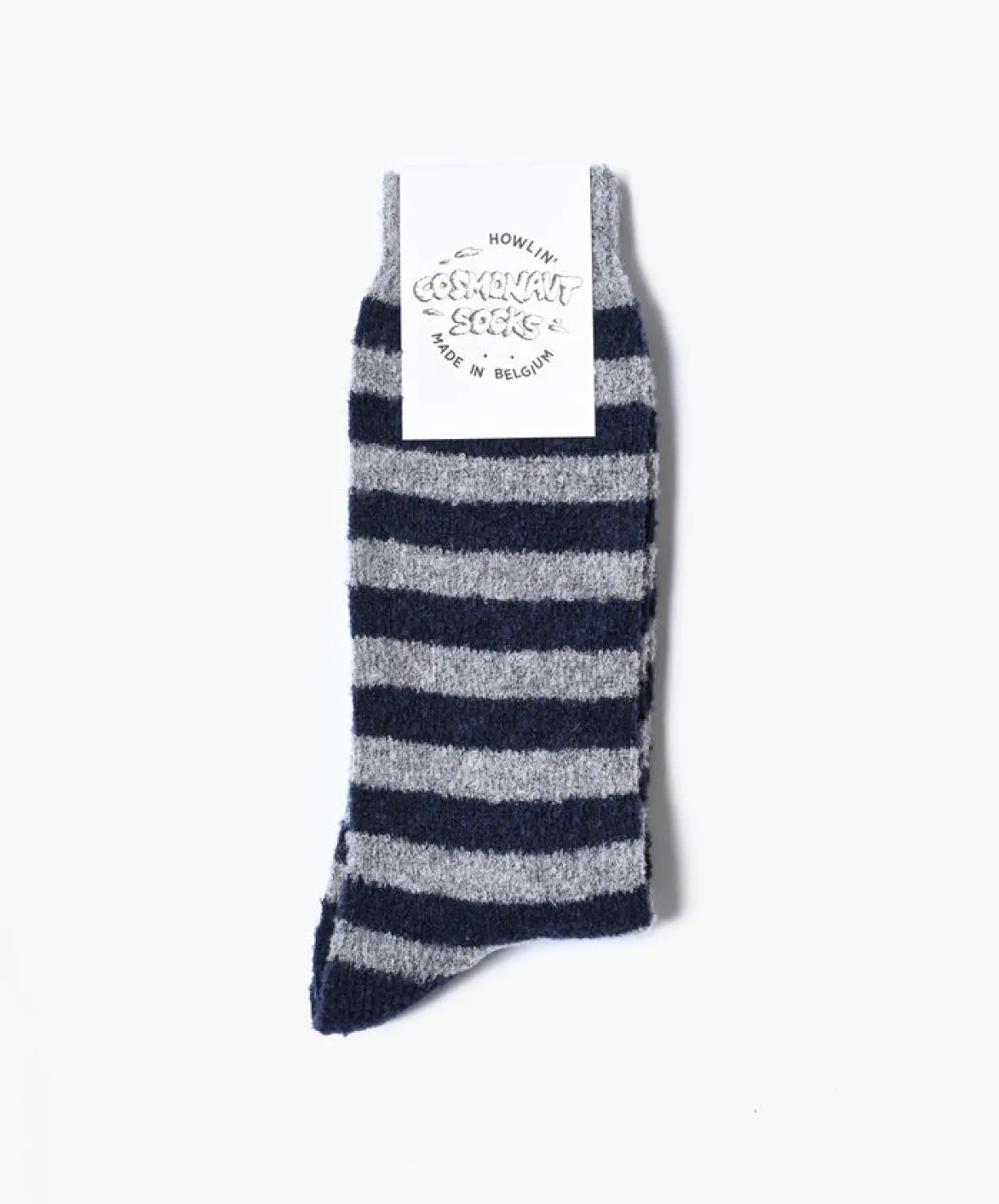 Howlin Cosmonaut Socks - Blue / Grey^Women Socks | Made In Belgium