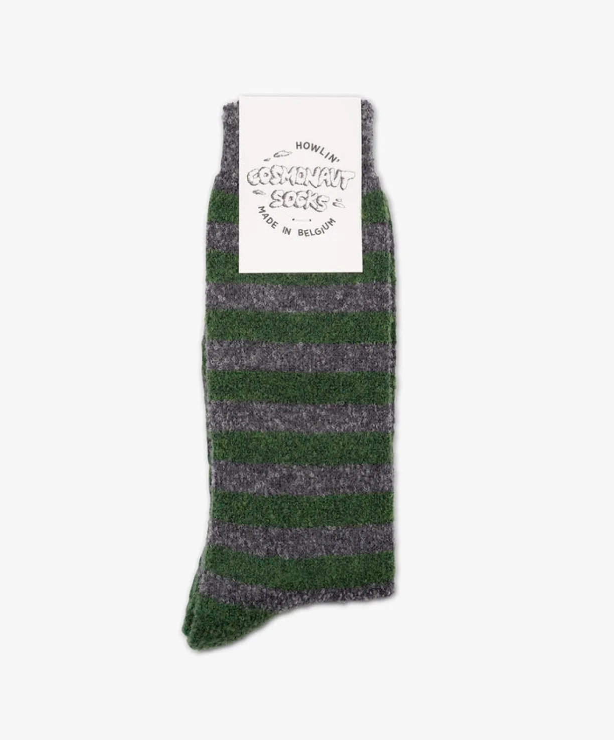 Howlin Cosmonaut Socks - Dark Grey / Green^Women Socks | Accessories