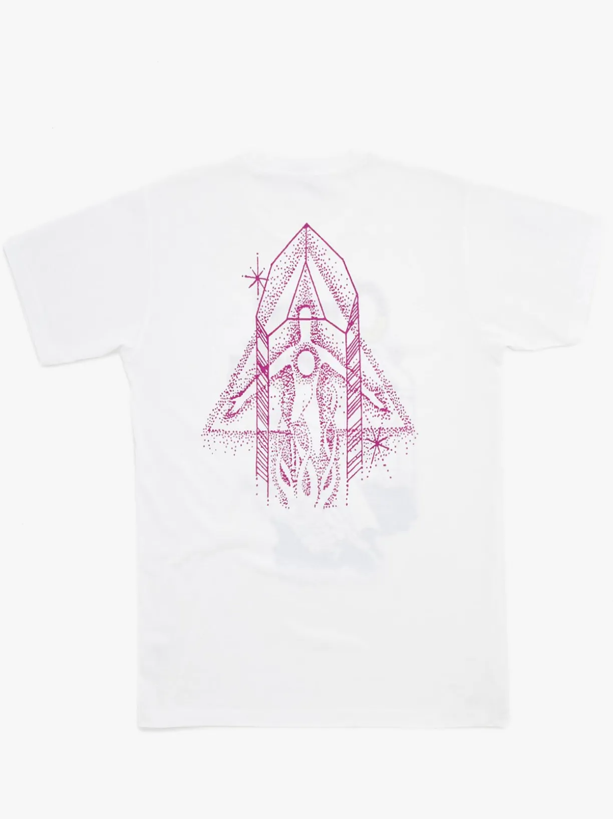 Good Morning Tapes Crystal Paths SS Tee - White^ T-Shirts