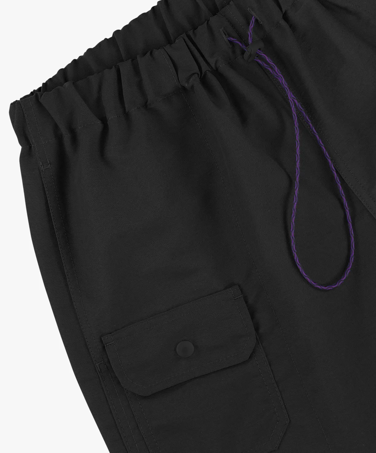 Howlin Doppler Effect Shorts - Black Water Repellent Nylon^ Shorts | Made In Belgium