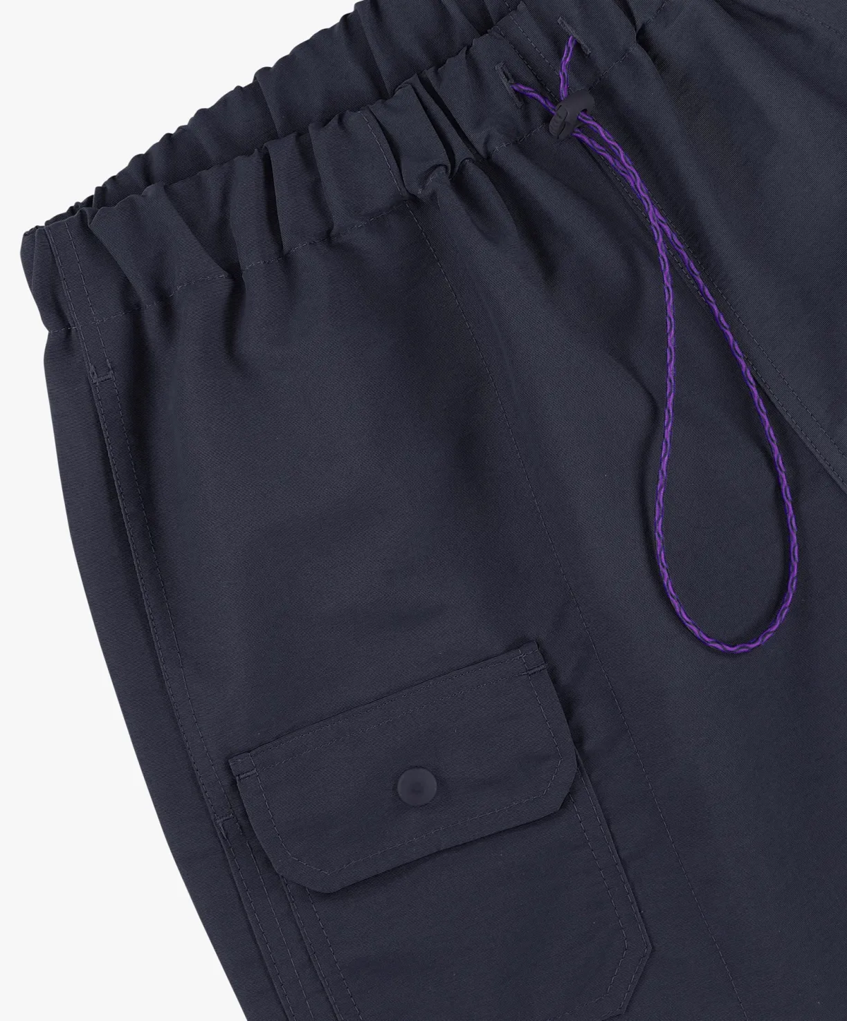 Howlin Doppler Effect Shorts - Navy Water Repellent Nylon^ Shorts | Made In Belgium