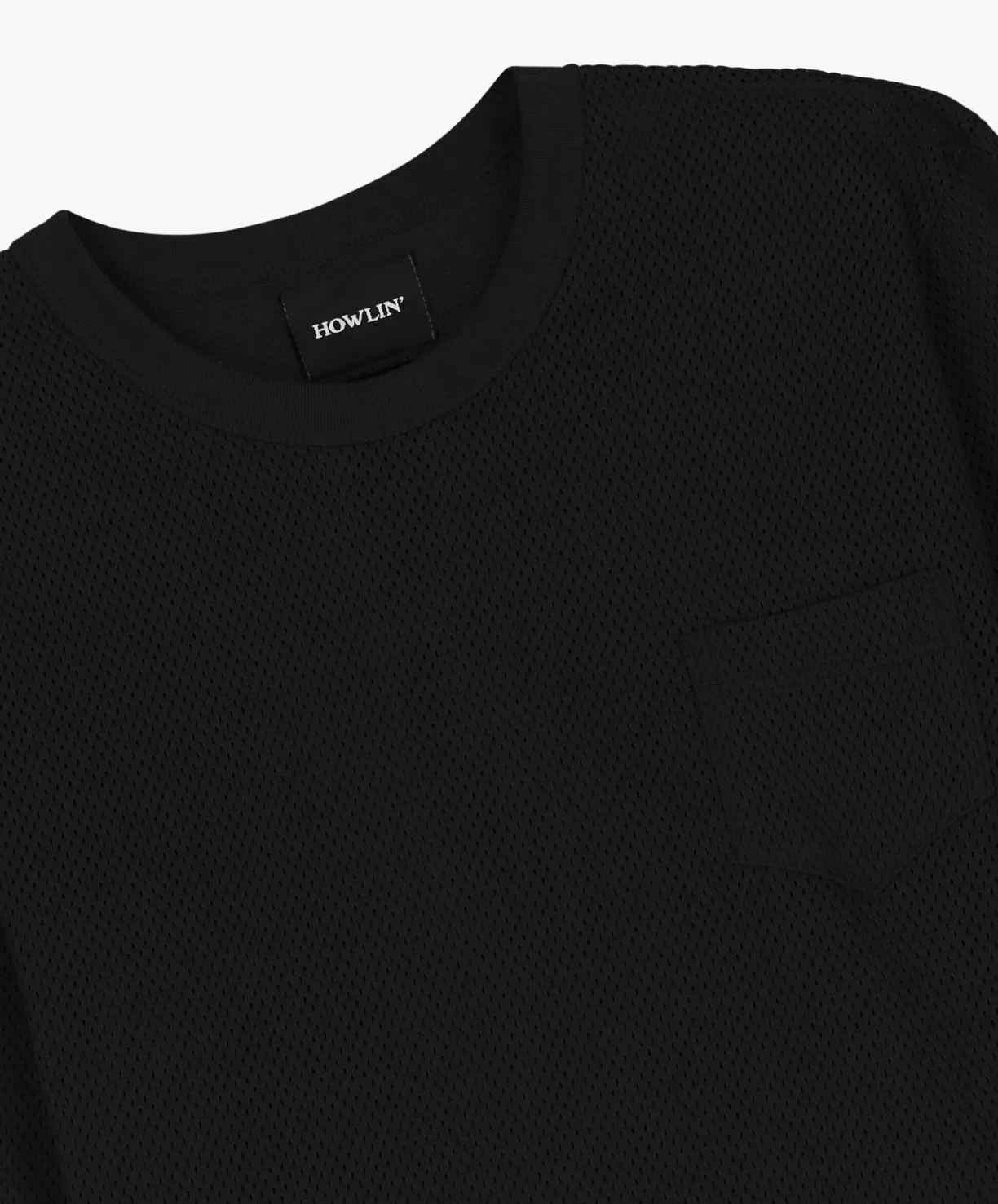 Howlin Downtown Hero Mesh - Black^ T-Shirts | Made In Belgium