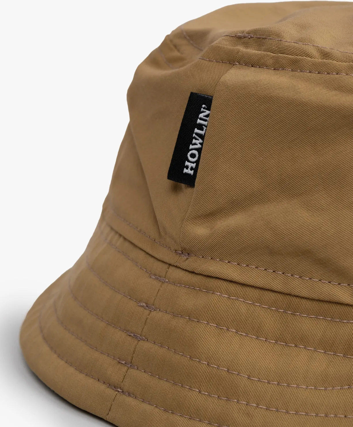 Howlin Dream On Dreamer Hat With Patch - Khaki Water Repellent Nylon^Women Made In Belgium | Made In Belgium
