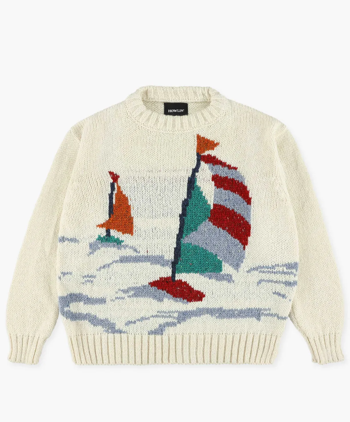 Howlin Far Gone Sailing - Ecru (Women)^Women Knitwear