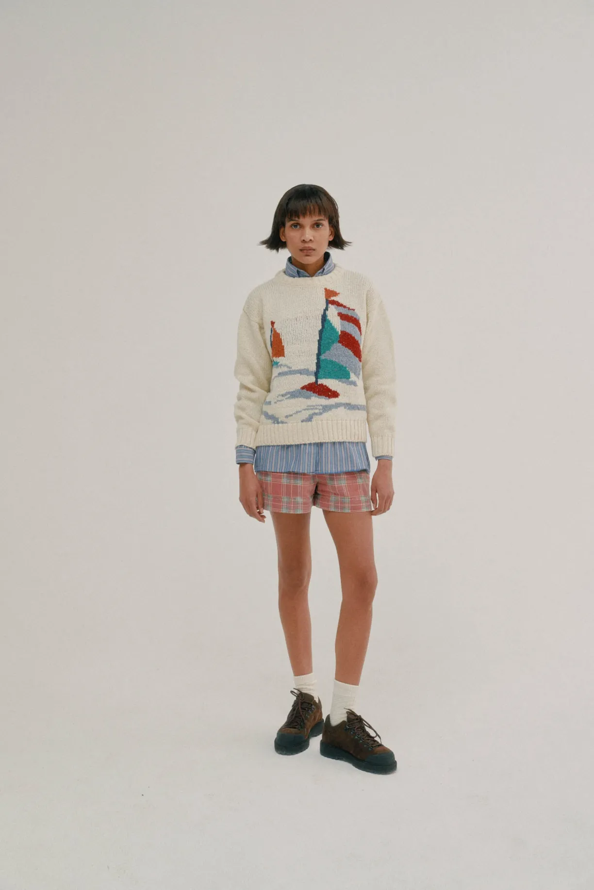 Howlin Far Gone Sailing - Ecru (Women)^Women Knitwear