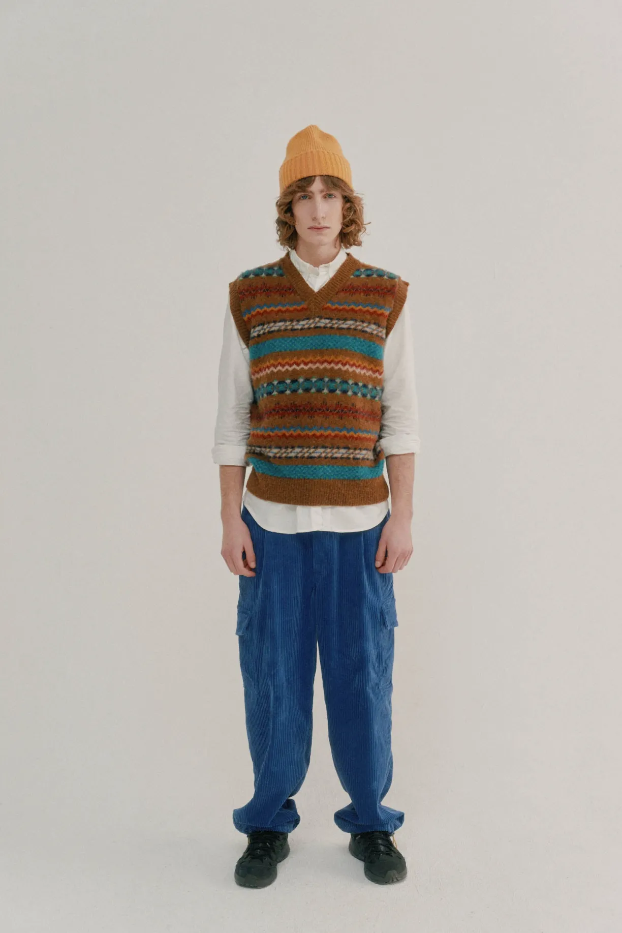 Howlin Free Your Pants - Corduroy Blue^ Made In Belgium | Trousers