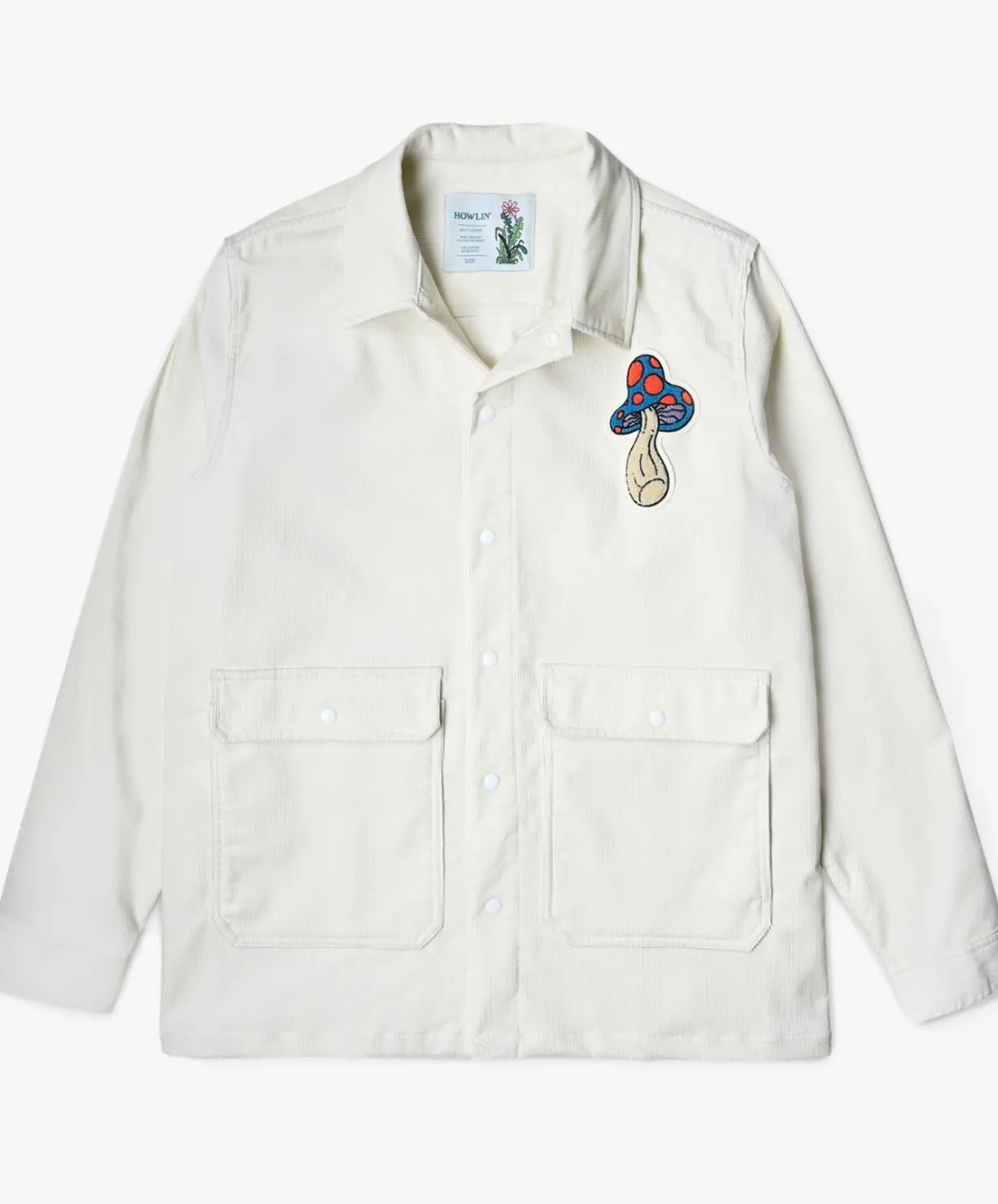 Howlin Future Days Shirt - Ecru Summer Corduroy^ Shirts