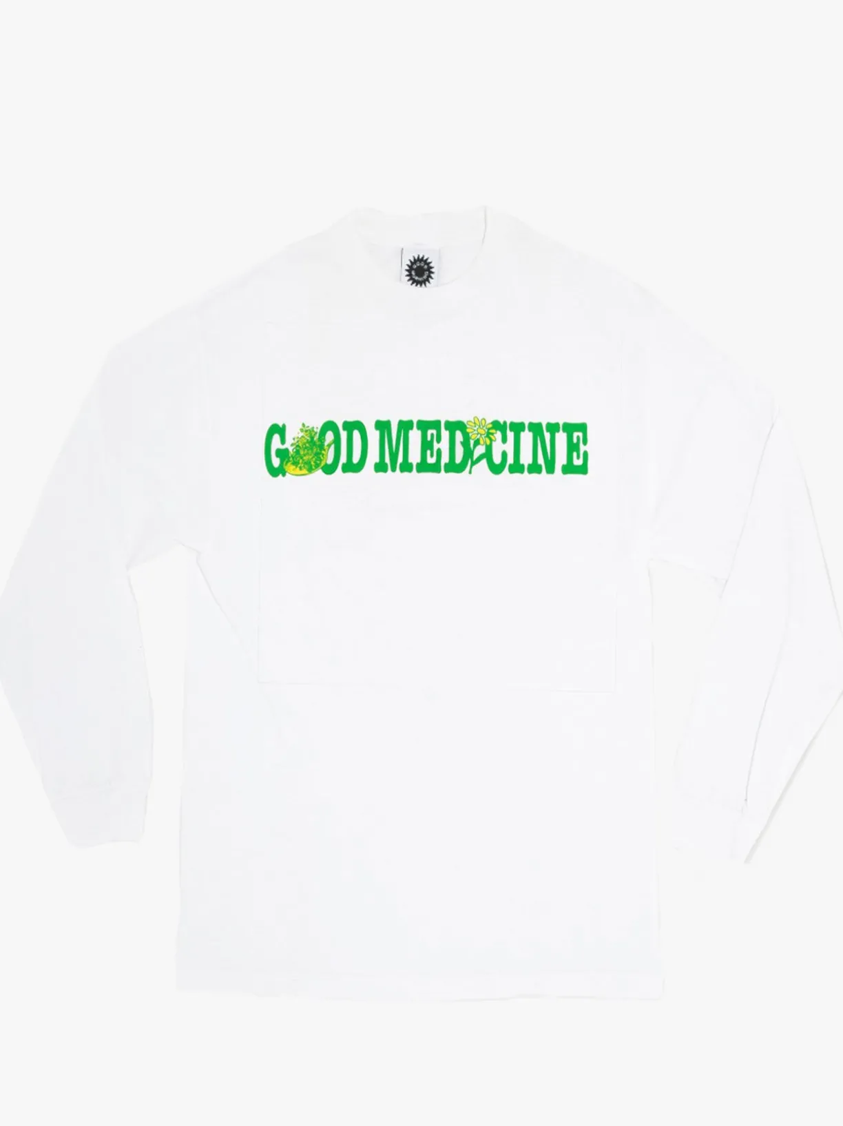 Good Morning Tapes Good Medicine LS Tee - White^ T-Shirts