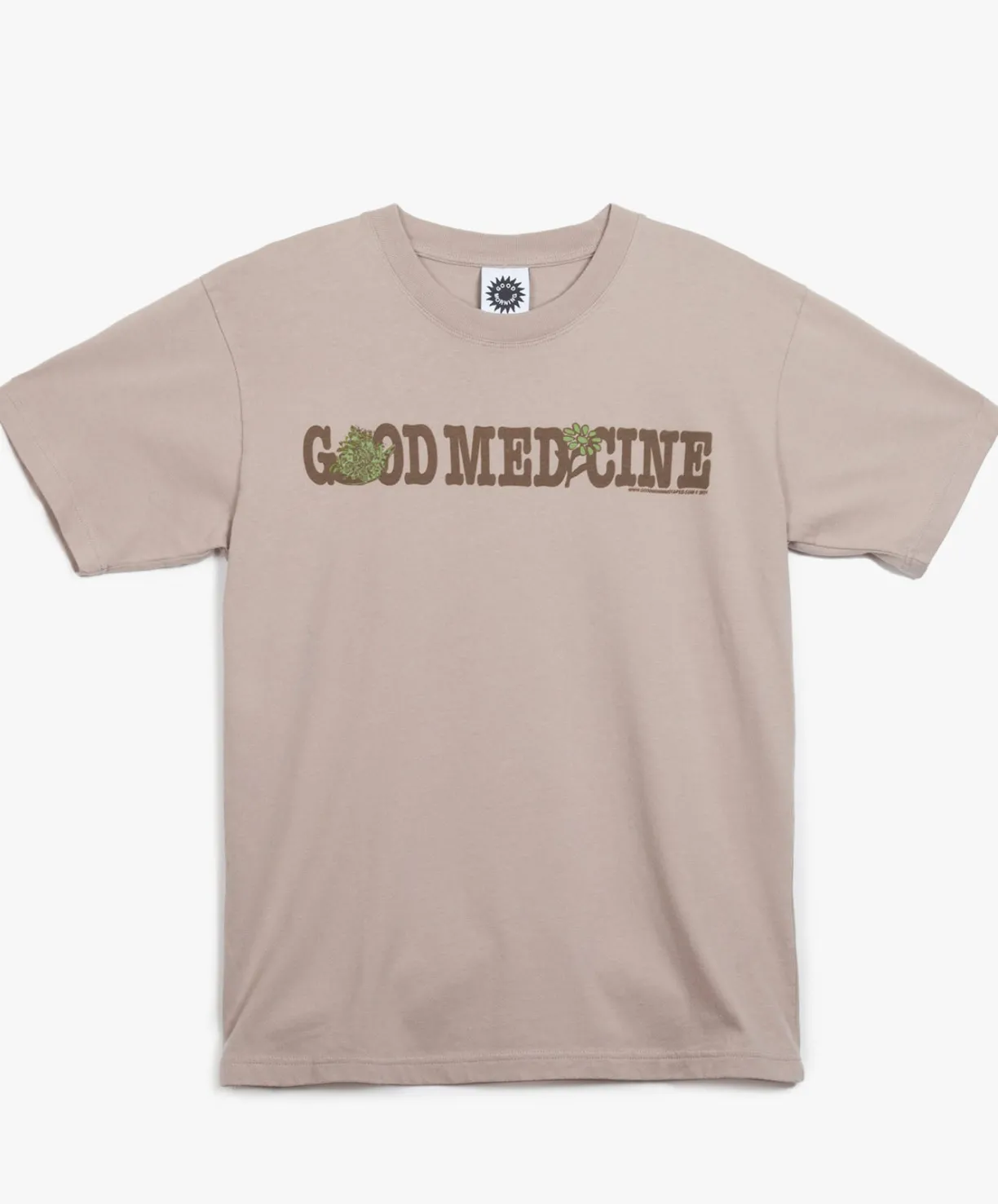 Good Morning Tapes Good Medicine SS Tee - Sand^ T-Shirts