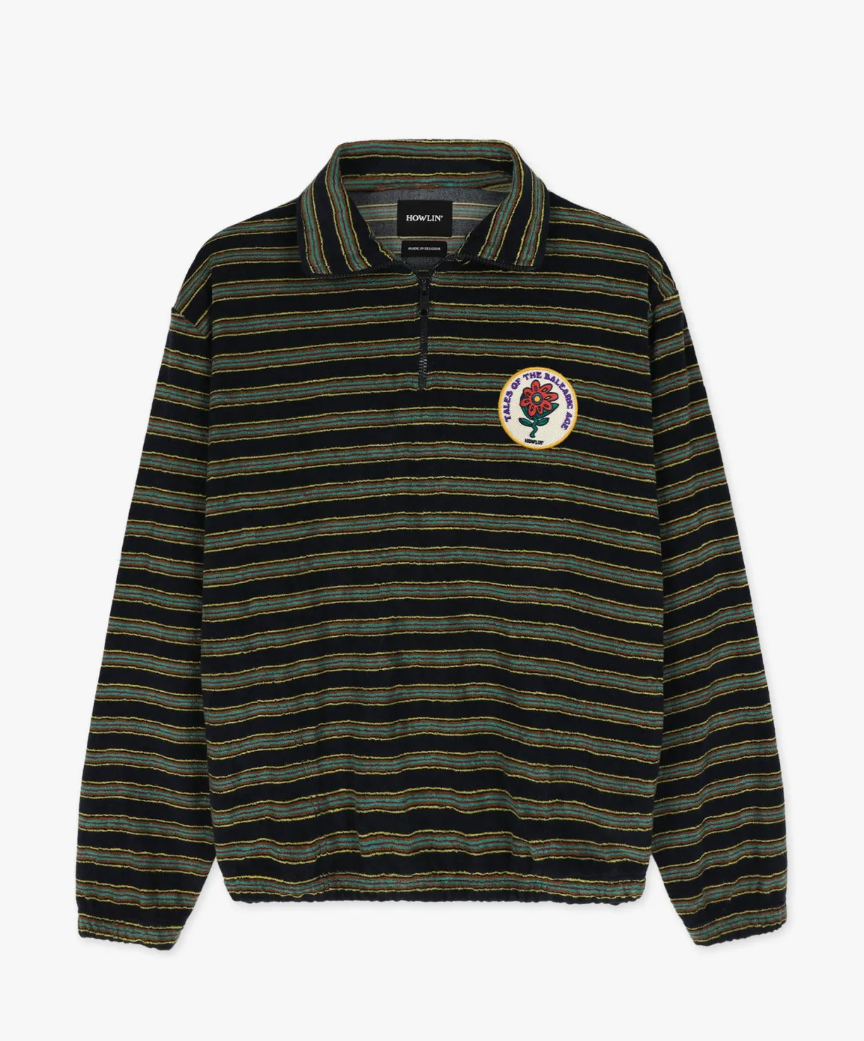 Howlin Homer Hossa Striped - Tales Of The Balearic Age - Magic Navy^ Made In Belgium | Sweaters