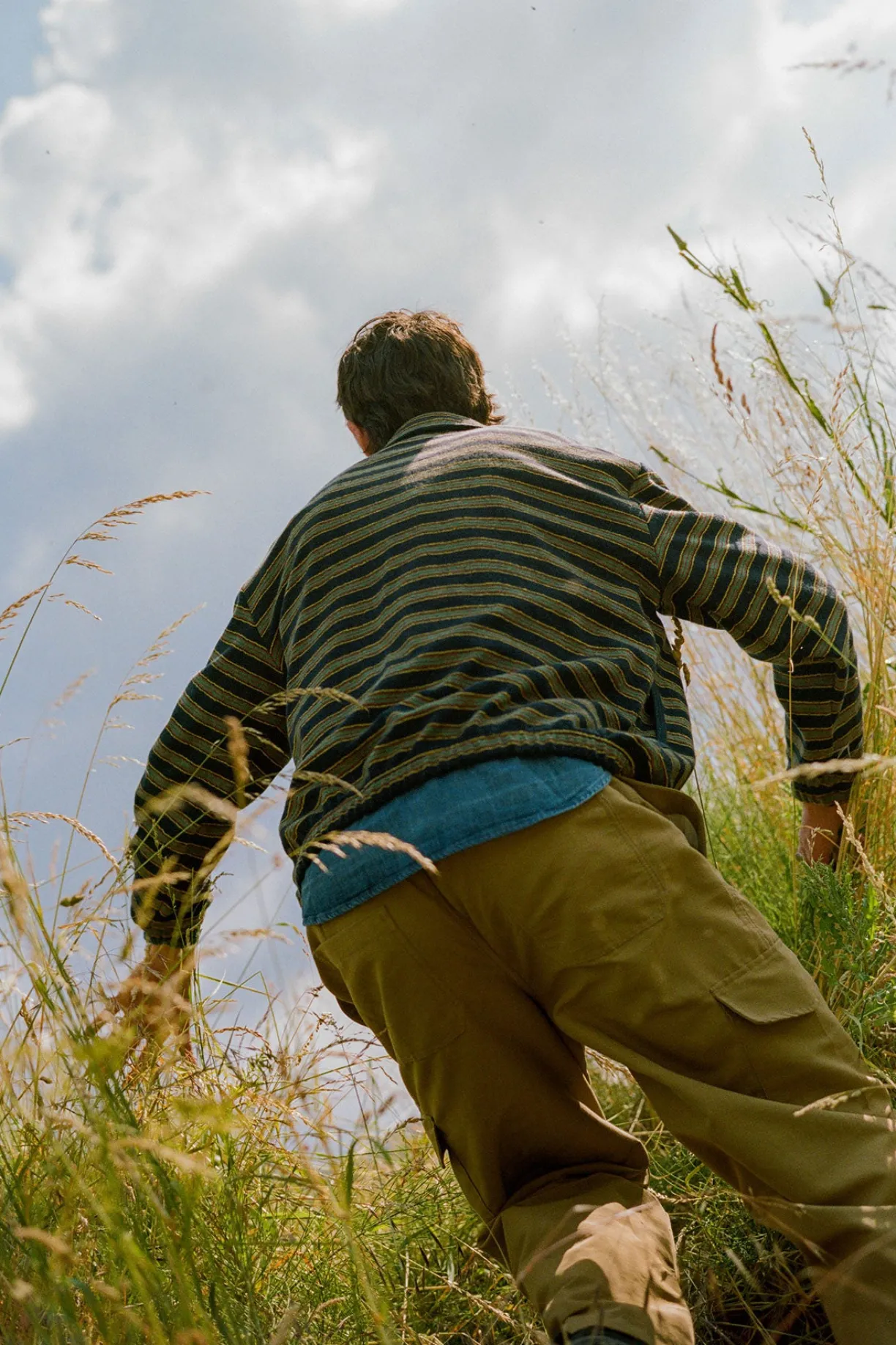 Howlin Homer Hossa Striped - Tales Of The Balearic Age - Magic Navy^ Made In Belgium | Sweaters