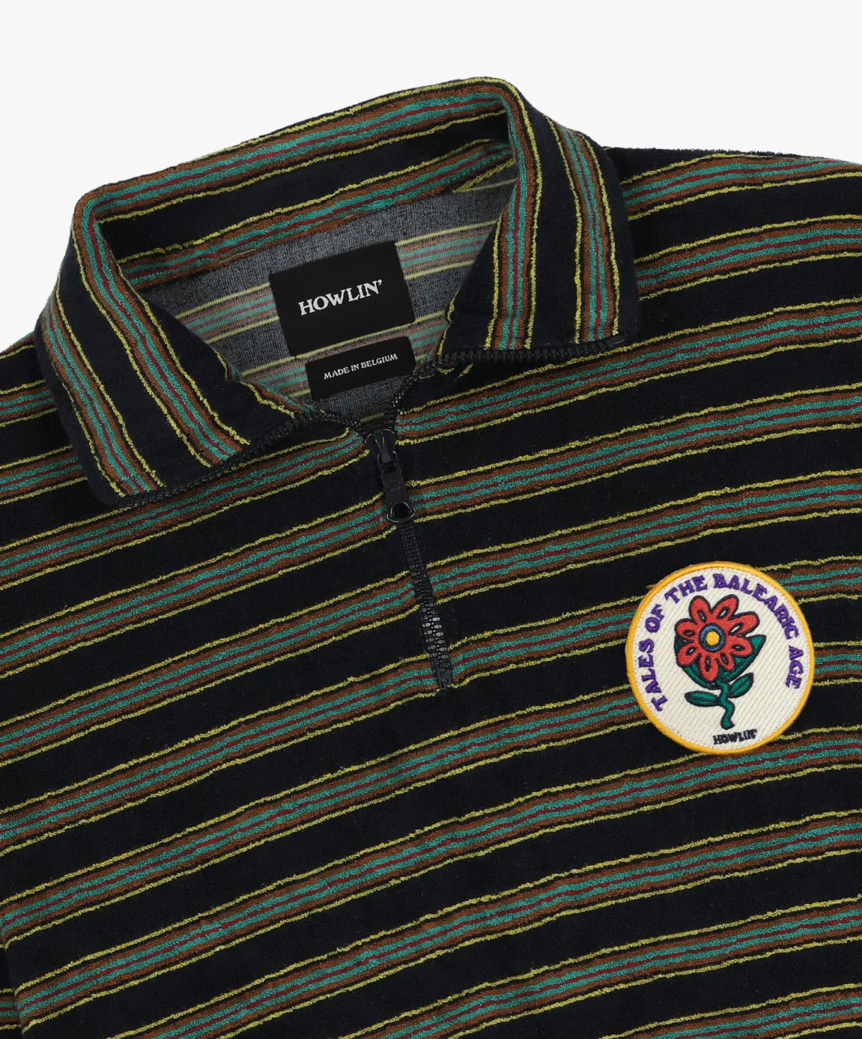 Howlin Homer Hossa Striped - Tales Of The Balearic Age - Magic Navy^ Made In Belgium | Sweaters