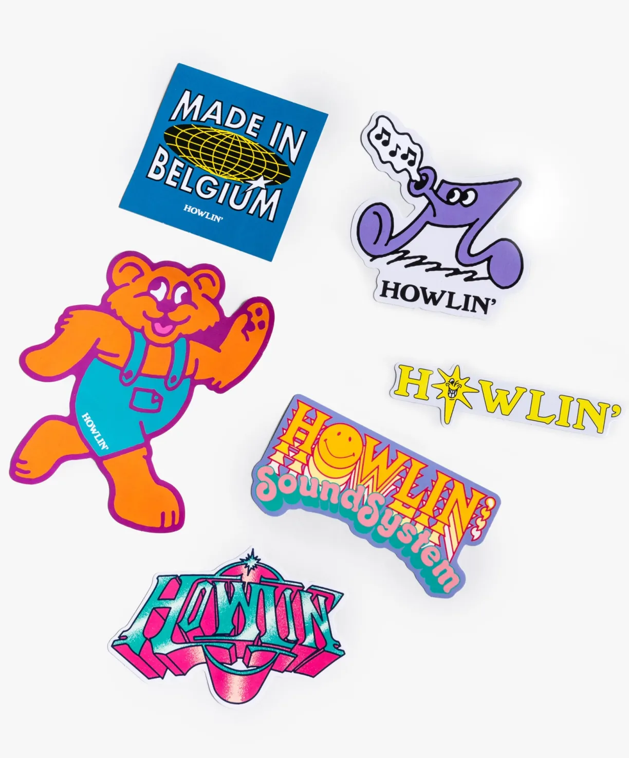 Howlin ' Stickerpack^Women Goods | Made In Belgium