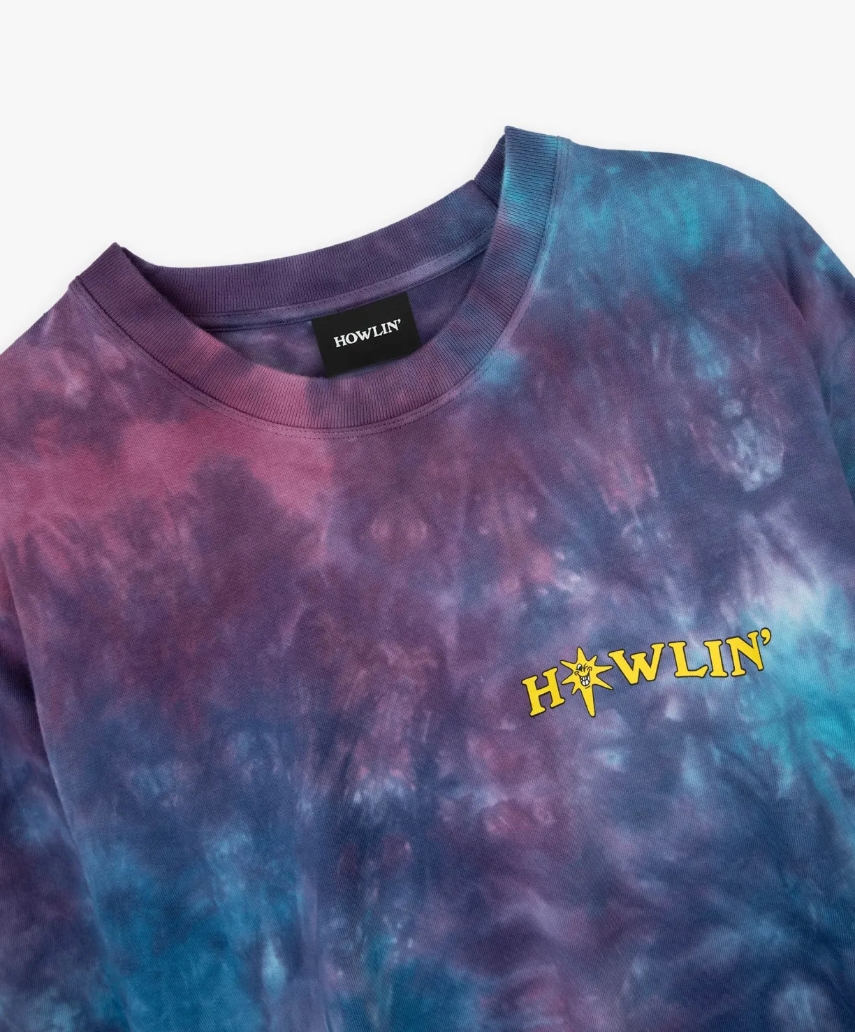 Howlin ' Tie Dye T-shirt - Long Sleeve - Night Mix^ T-Shirts