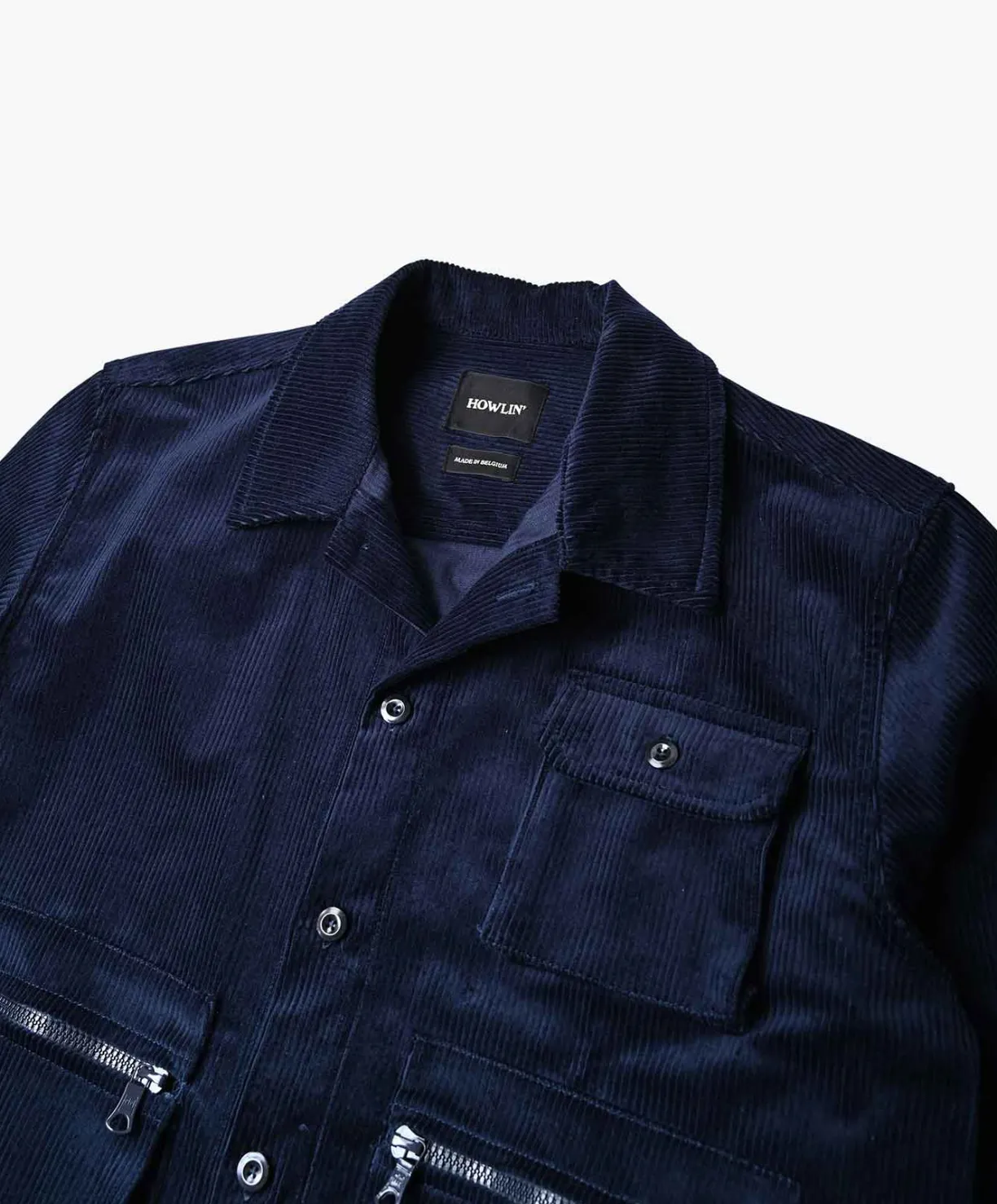 Howlin Innerspace Shirt - Navy Summer Corduroy^ Shirts