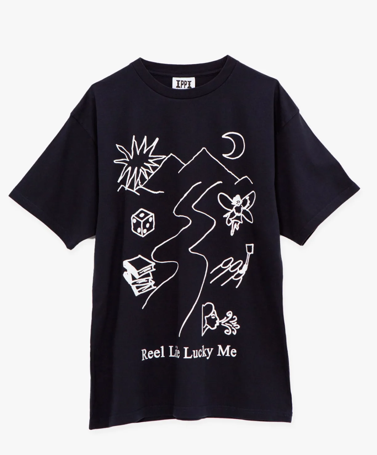 Public Possession Lucky Me T-Shirt - Midnight Blue^ T-Shirts