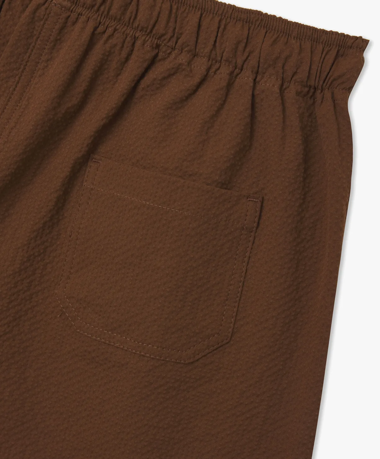 Howlin Magic Shorts - Walnut Seersucker^ Shorts | Made In Belgium