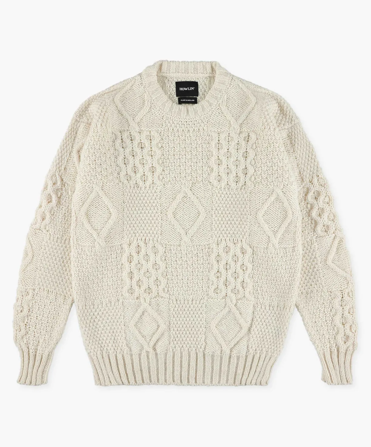 Howlin Patchwork Lover - Uni - Ecru^ Knitwear