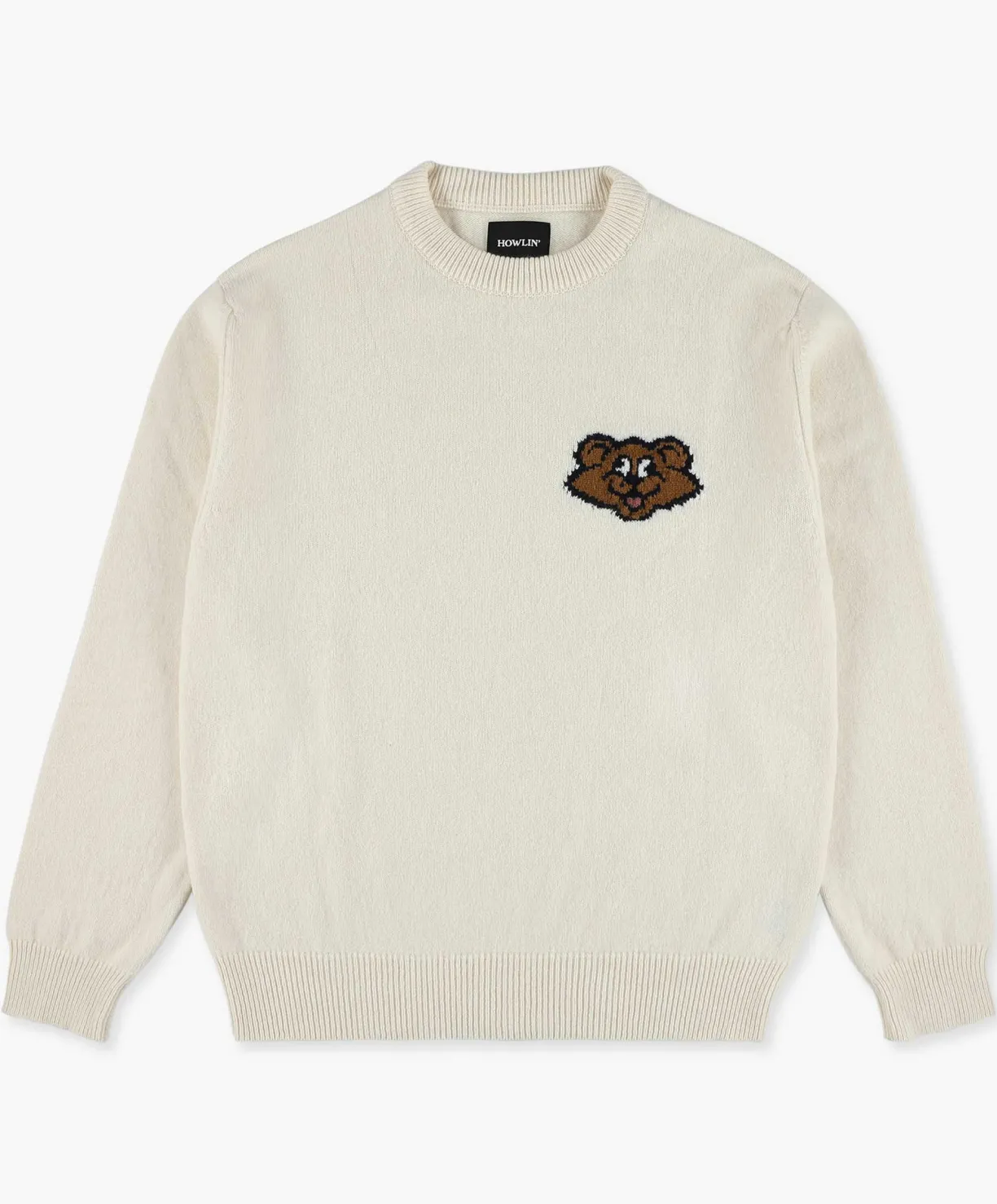 Howlin Real Shaggy Bear - Ecru^ Shaggy Bear | Knitwear