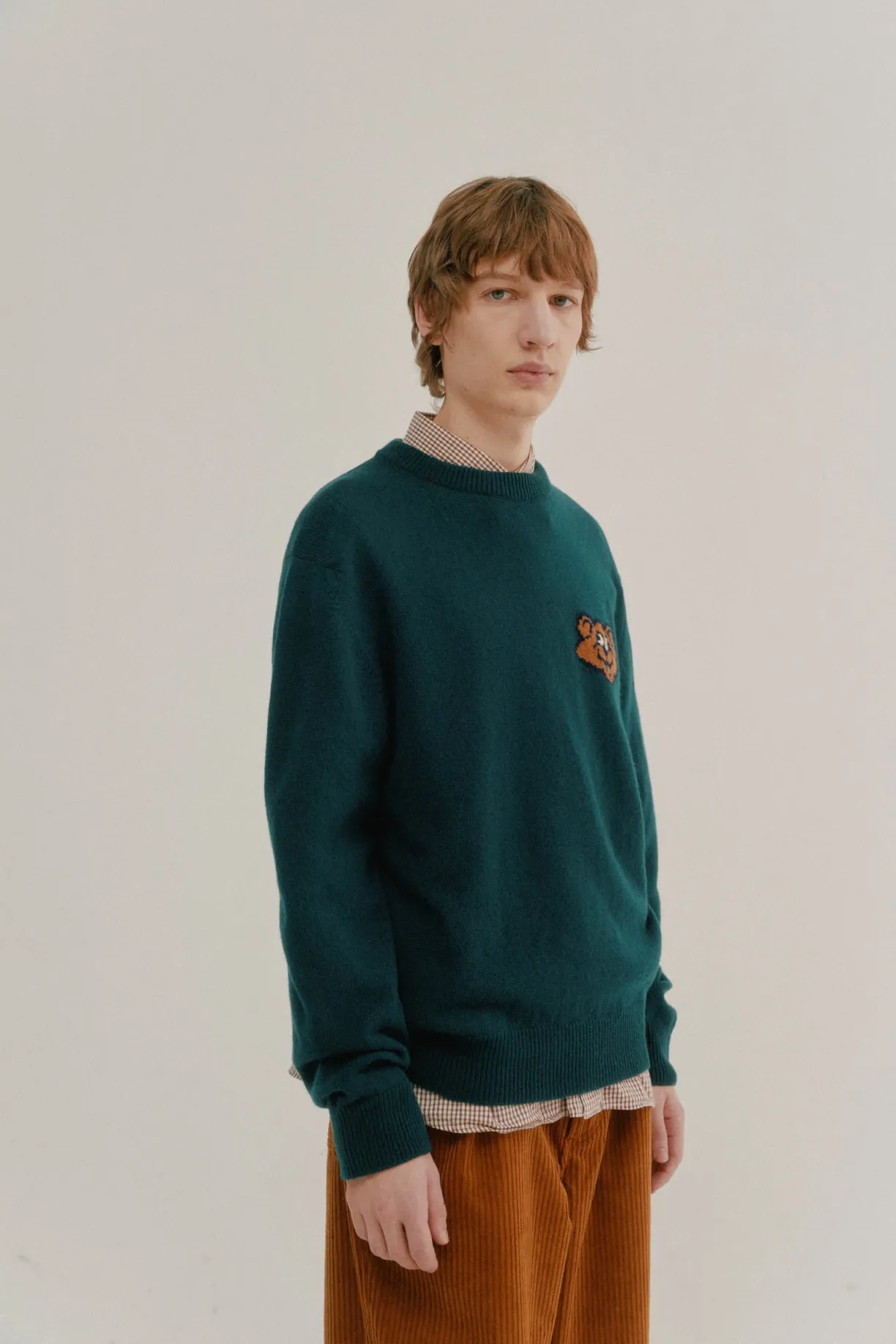 Howlin Real Shaggy Bear - Forest^ Shaggy Bear | Knitwear