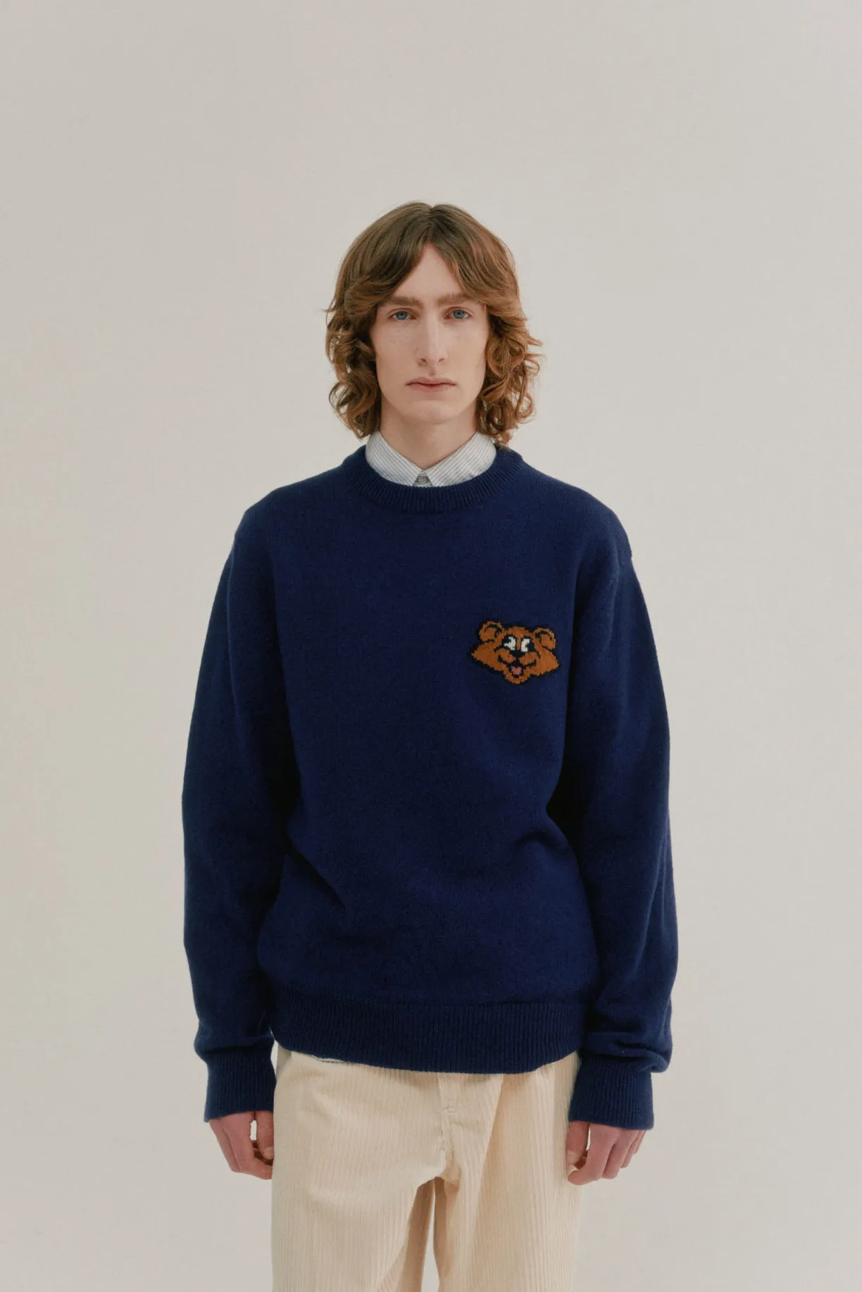 Howlin Real Shaggy Bear - Navy^ Shaggy Bear | Knitwear