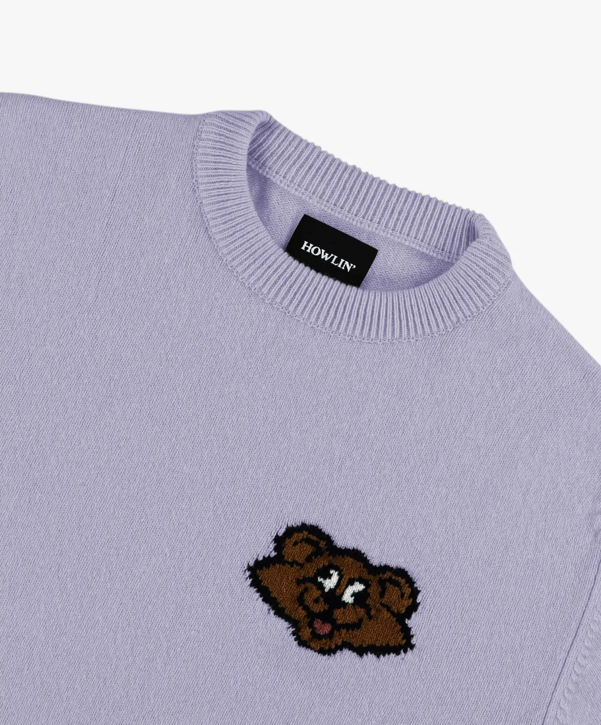 Howlin Real Shaggy Bear - Purple^ Shaggy Bear | Knitwear