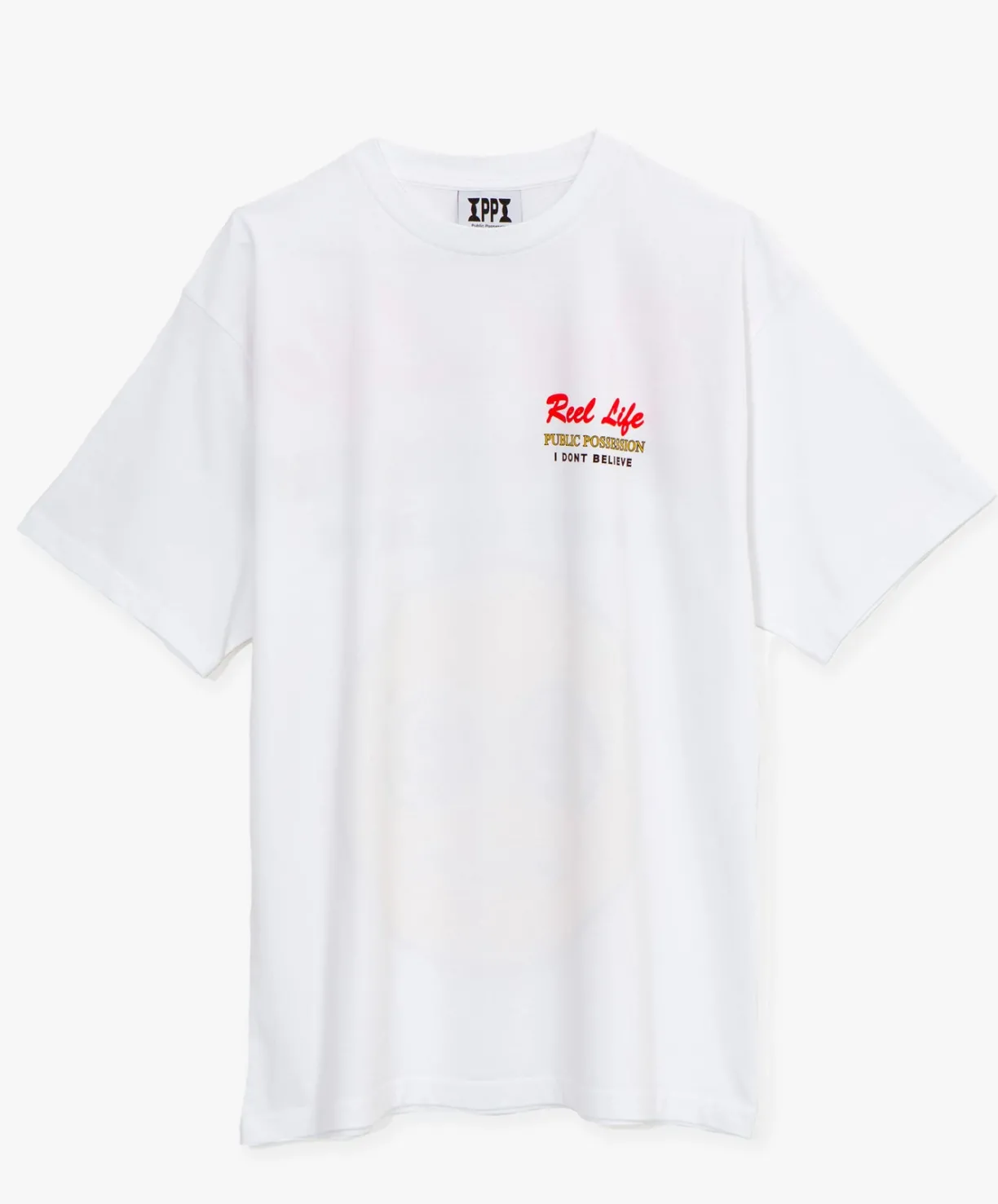 Public Possession Reel Life T-Shirt - White^ T-Shirts