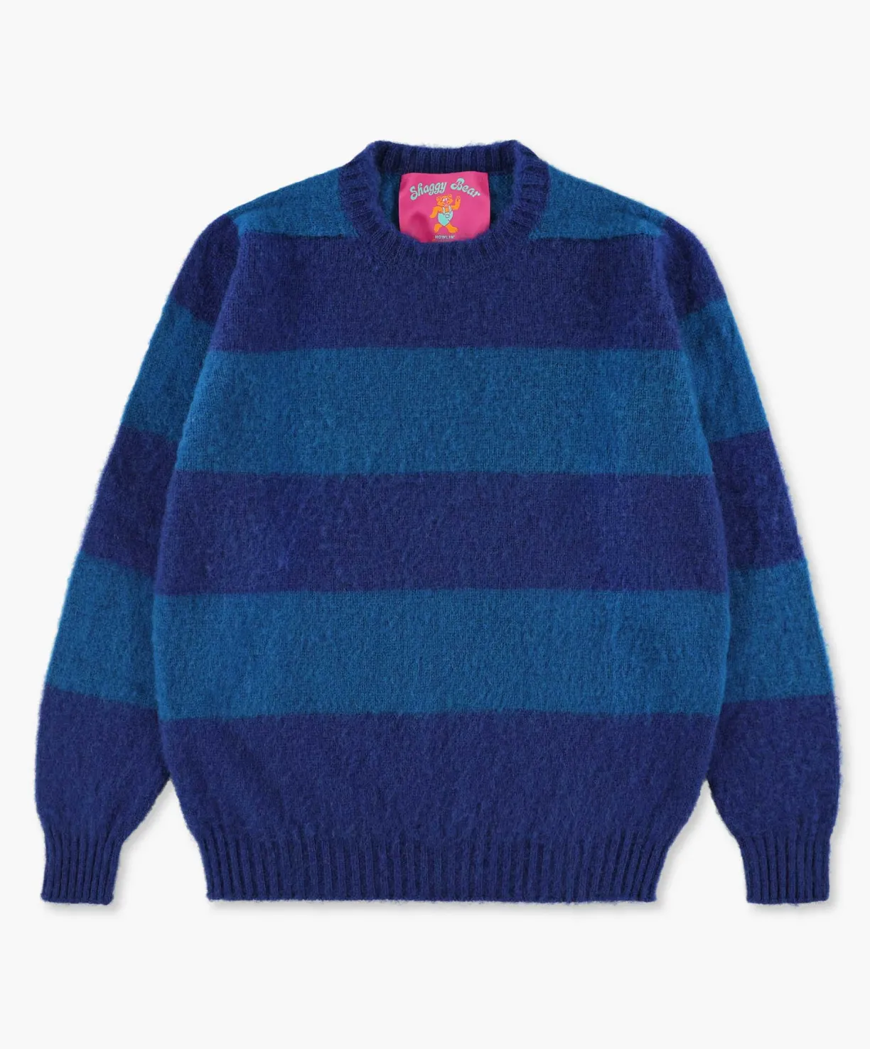 Howlin Shaggy Bear - Chunky Stripes - Sky Dream^ Shaggy Bear | Knitwear