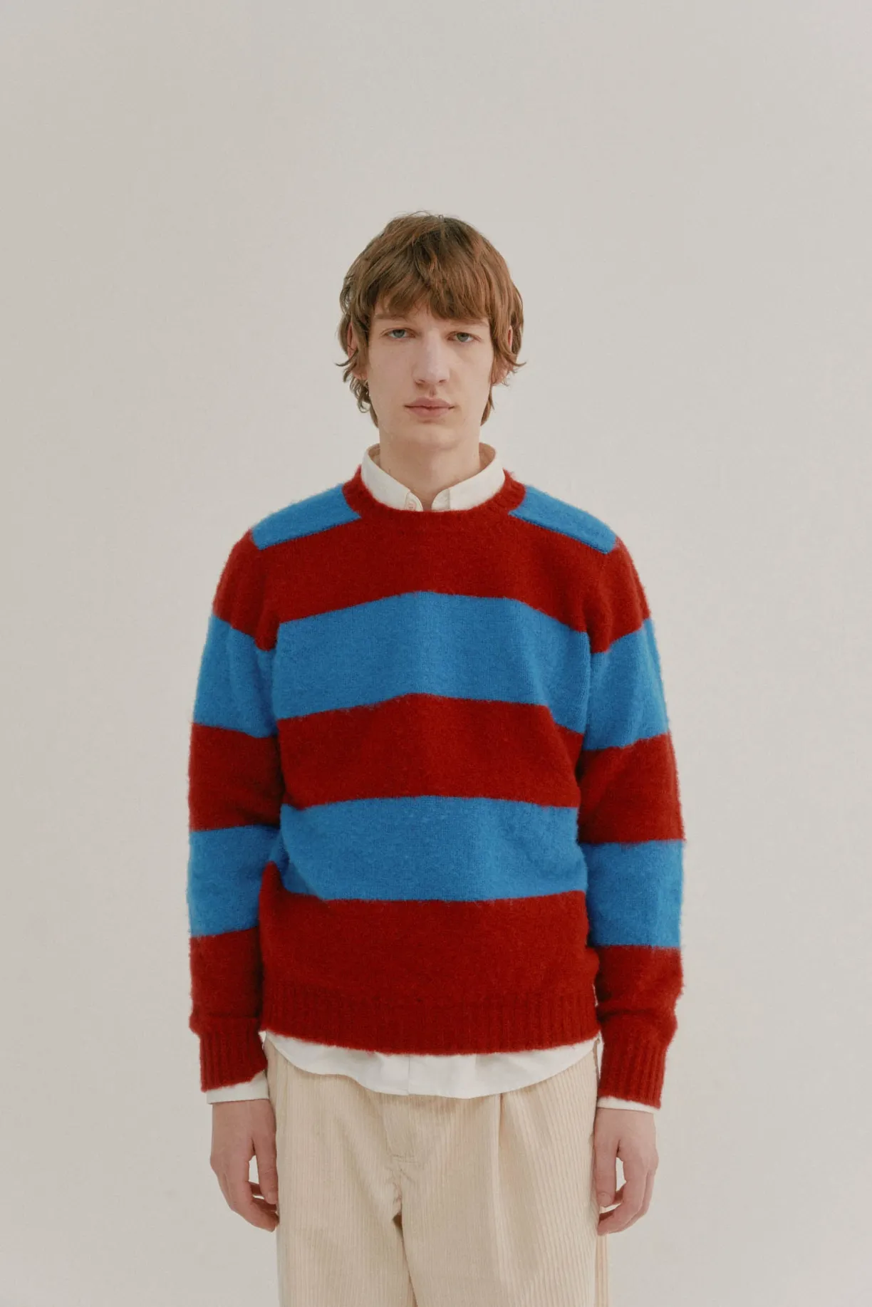 Howlin Shaggy Bear - Chunky Stripes - Splash^ Shaggy Bear | Knitwear