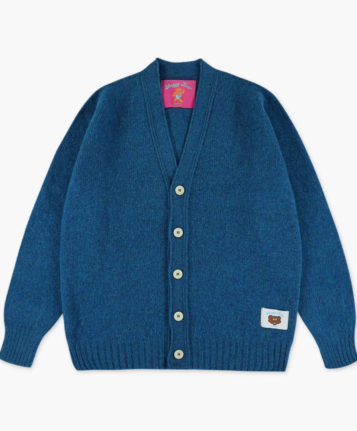 Howlin Shaggy Bear Cardigan - Dragonfly^ Shaggy Bear | Knitwear