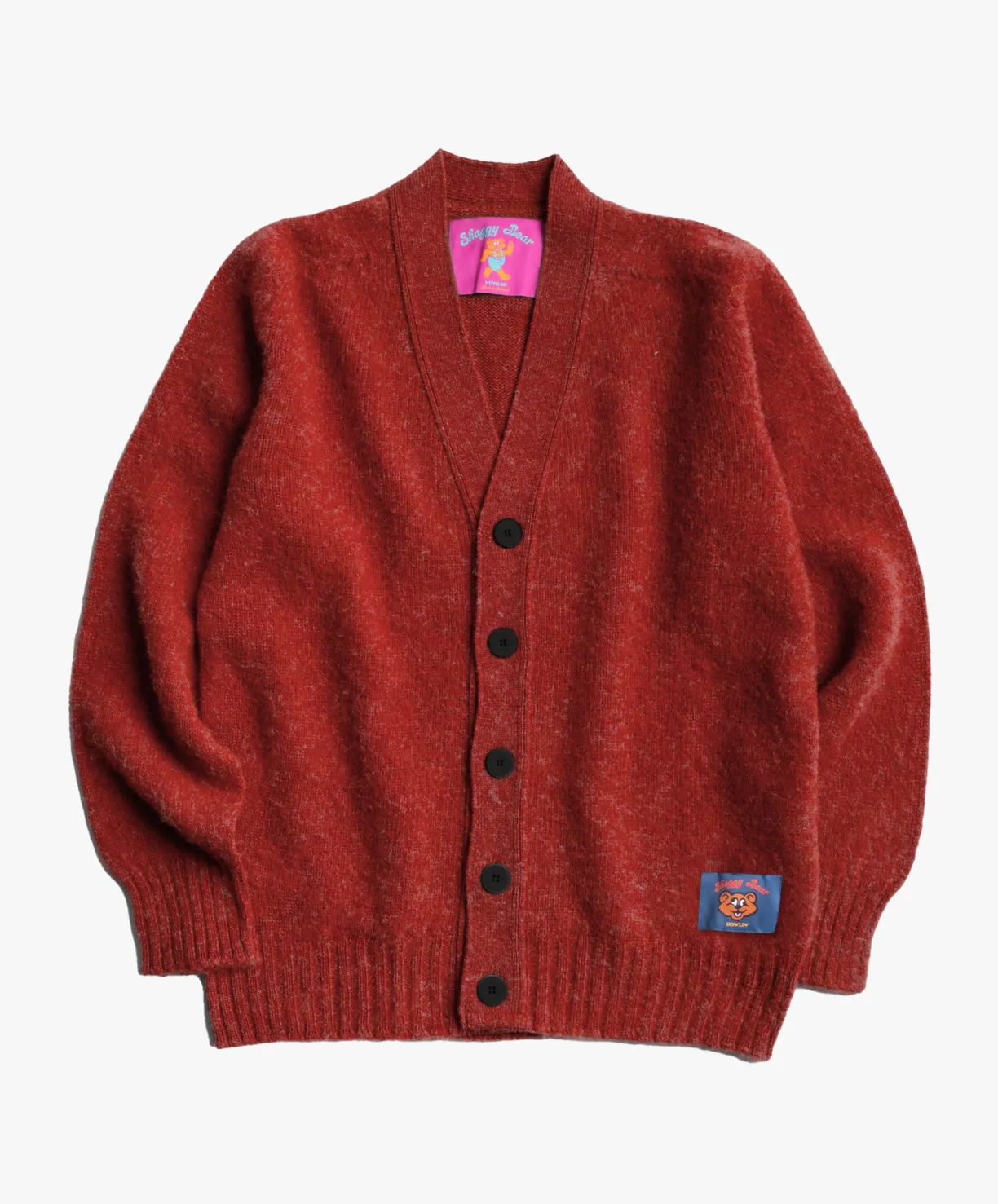 Howlin Shaggy Bear Cardigan - Magma^ Knitwear | Shaggy Bear