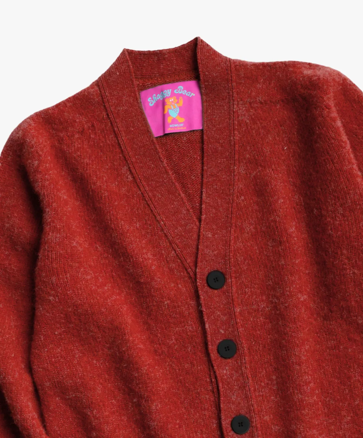 Howlin Shaggy Bear Cardigan - Magma^ Knitwear | Shaggy Bear