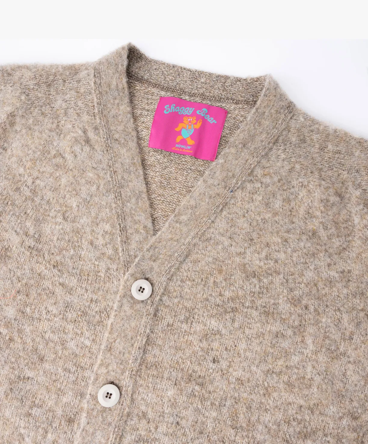 Howlin Shaggy Bear Cardigan - Mixed Shrooms^ Shaggy Bear | Knitwear