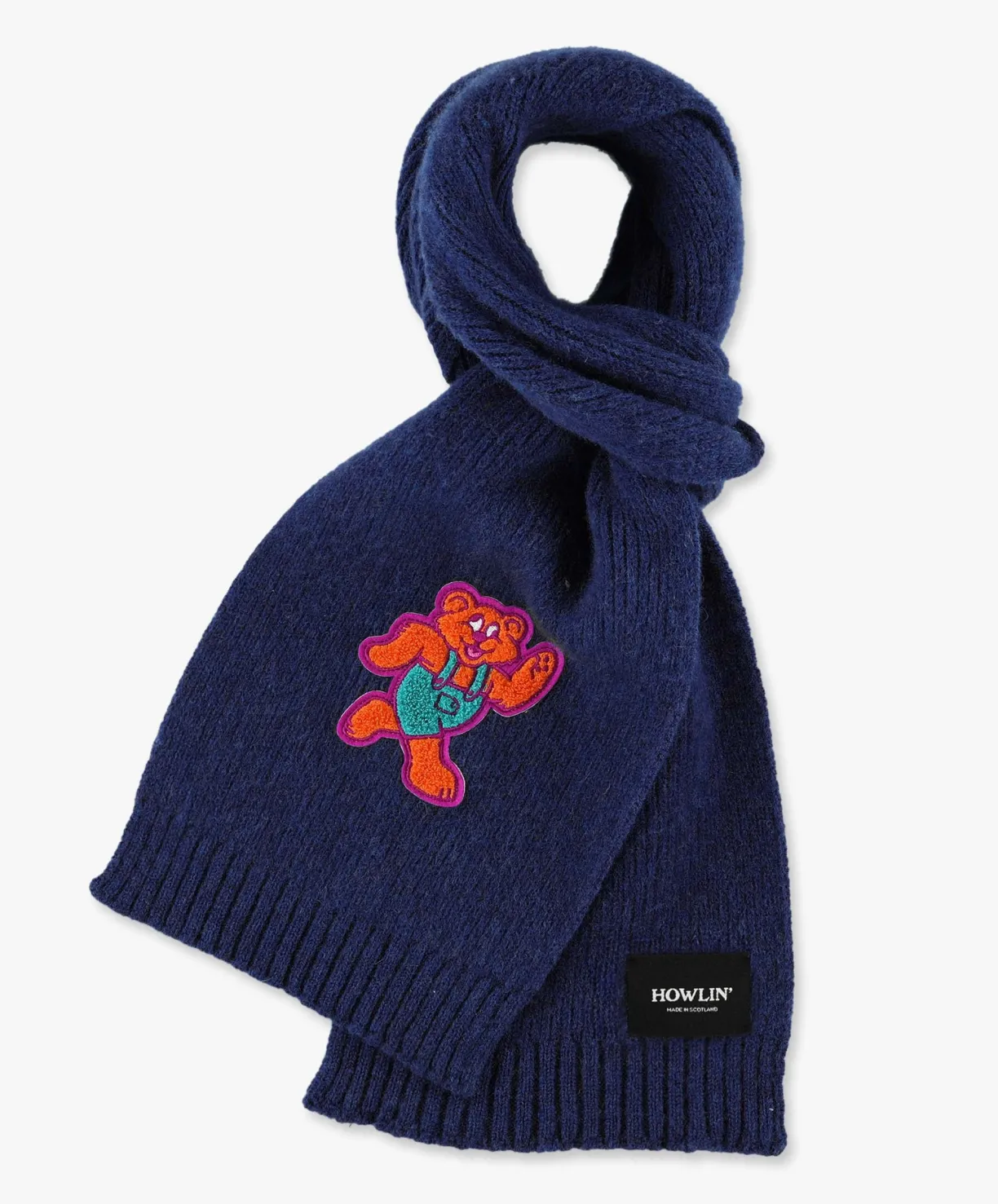 Howlin Shaggy Bear Scarf - Navy^Women Scarves | Accessories