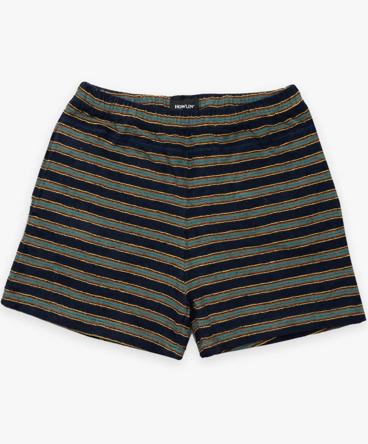 Howlin Towel Shorts Stripes - Magic Navy^ Shorts | Made In Belgium