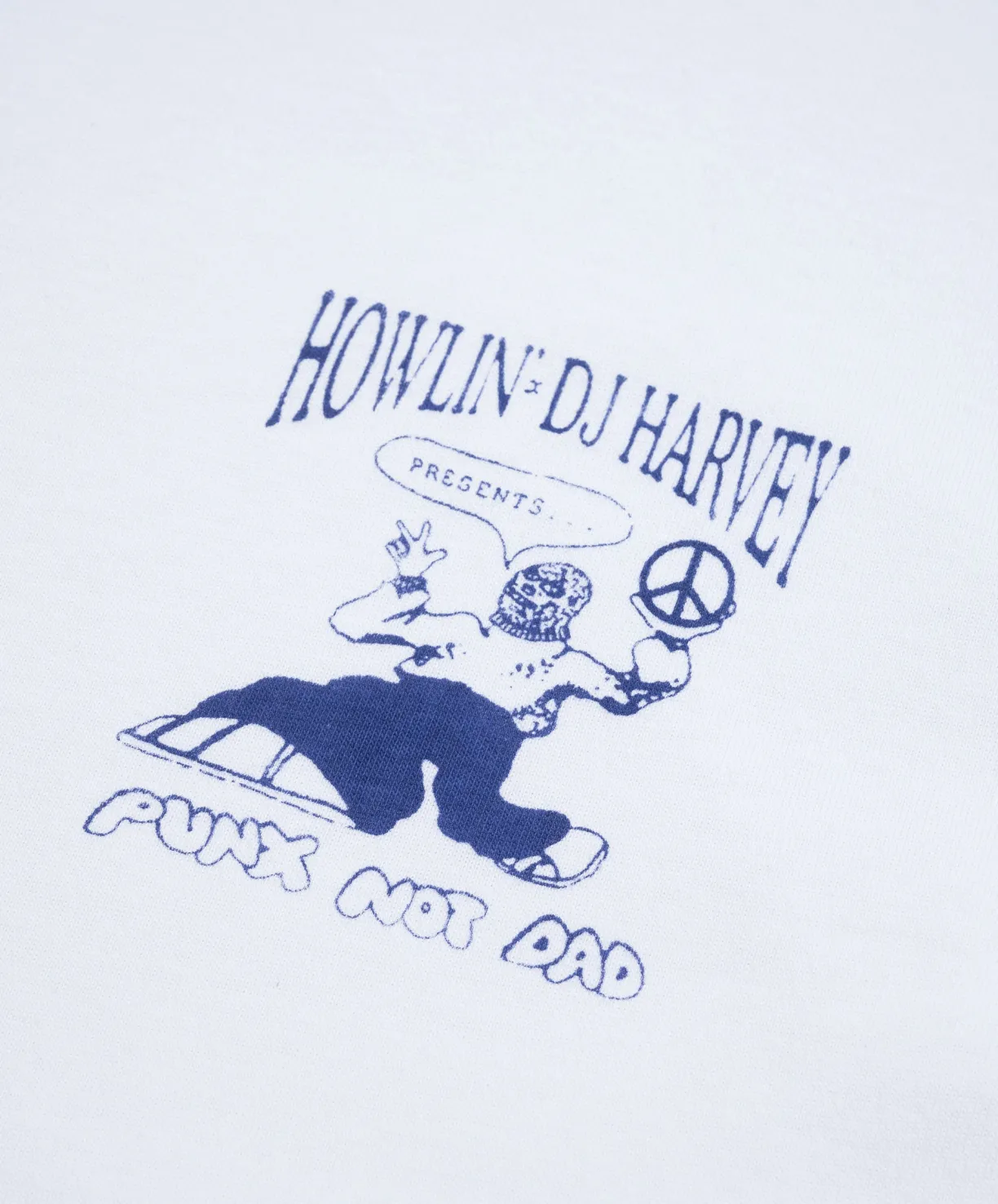 Howlin T-shirt With Purple Chest Logo - White *Ltd^Women T-Shirts | T-Shirts