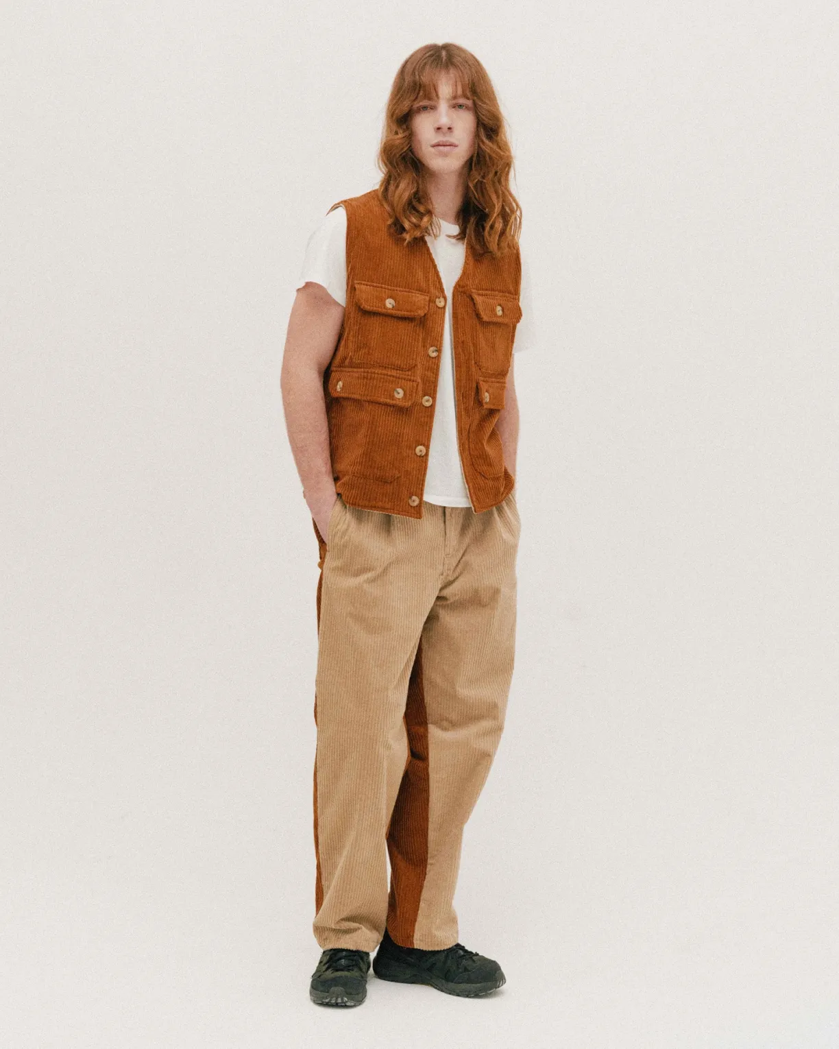 Howlin Two Bones In Space Pants - Caramel Mix^ Made In Belgium | Trousers